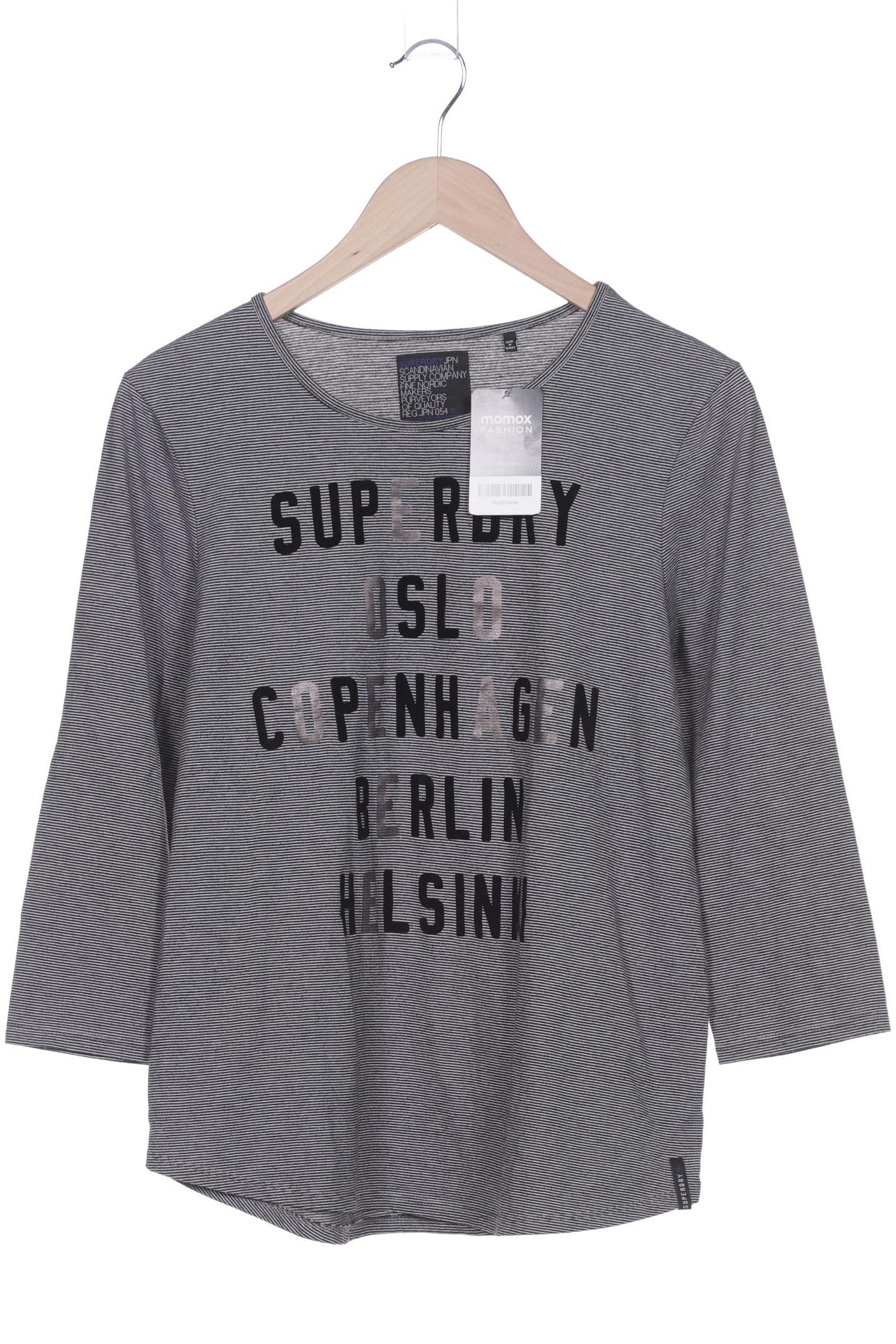 

Superdry Damen Langarmshirt, grau, Gr. 44