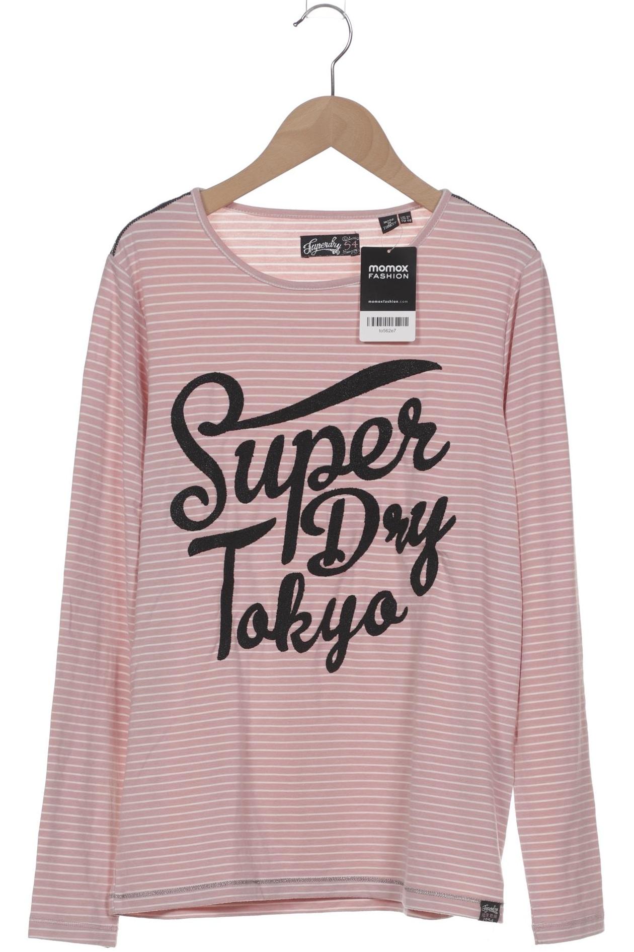 

Superdry Damen Langarmshirt, pink, Gr. 40