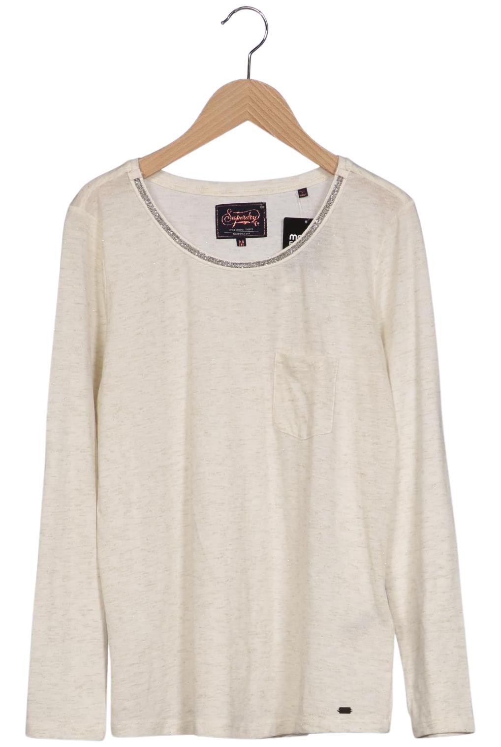 

Superdry Damen Langarmshirt, cremeweiß, Gr. 38