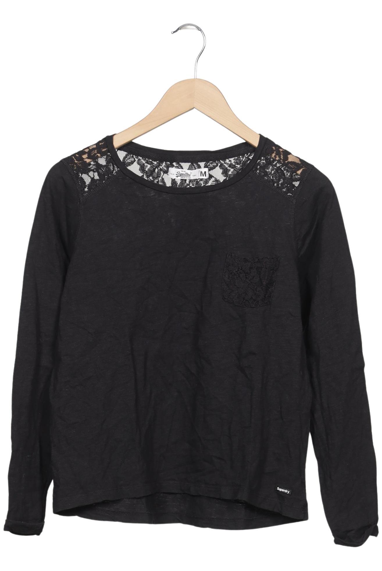 

Superdry Damen Langarmshirt, schwarz, Gr. 38