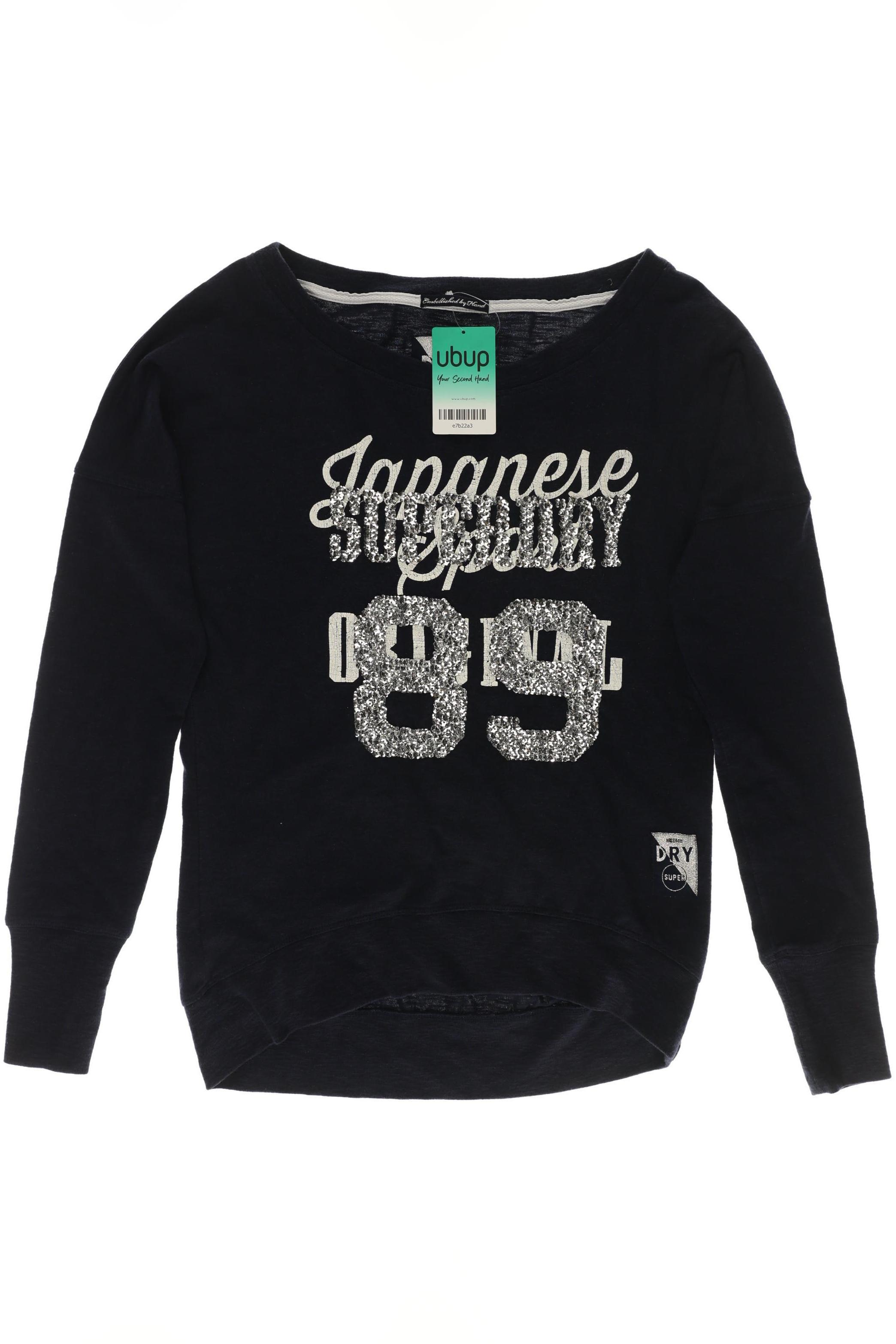 

Superdry Damen Langarmshirt, blau, Gr.