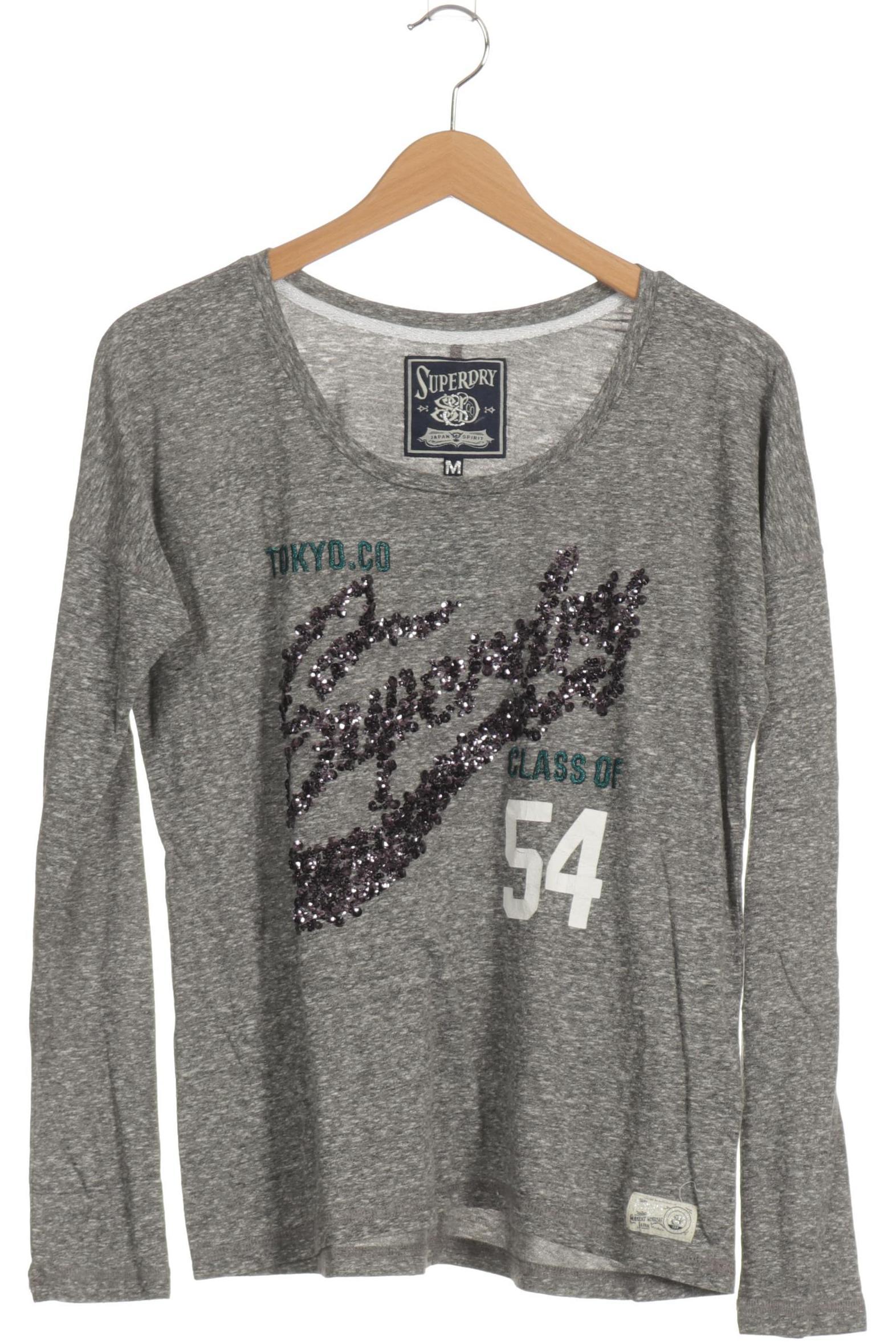 

Superdry Damen Langarmshirt, grau, Gr.