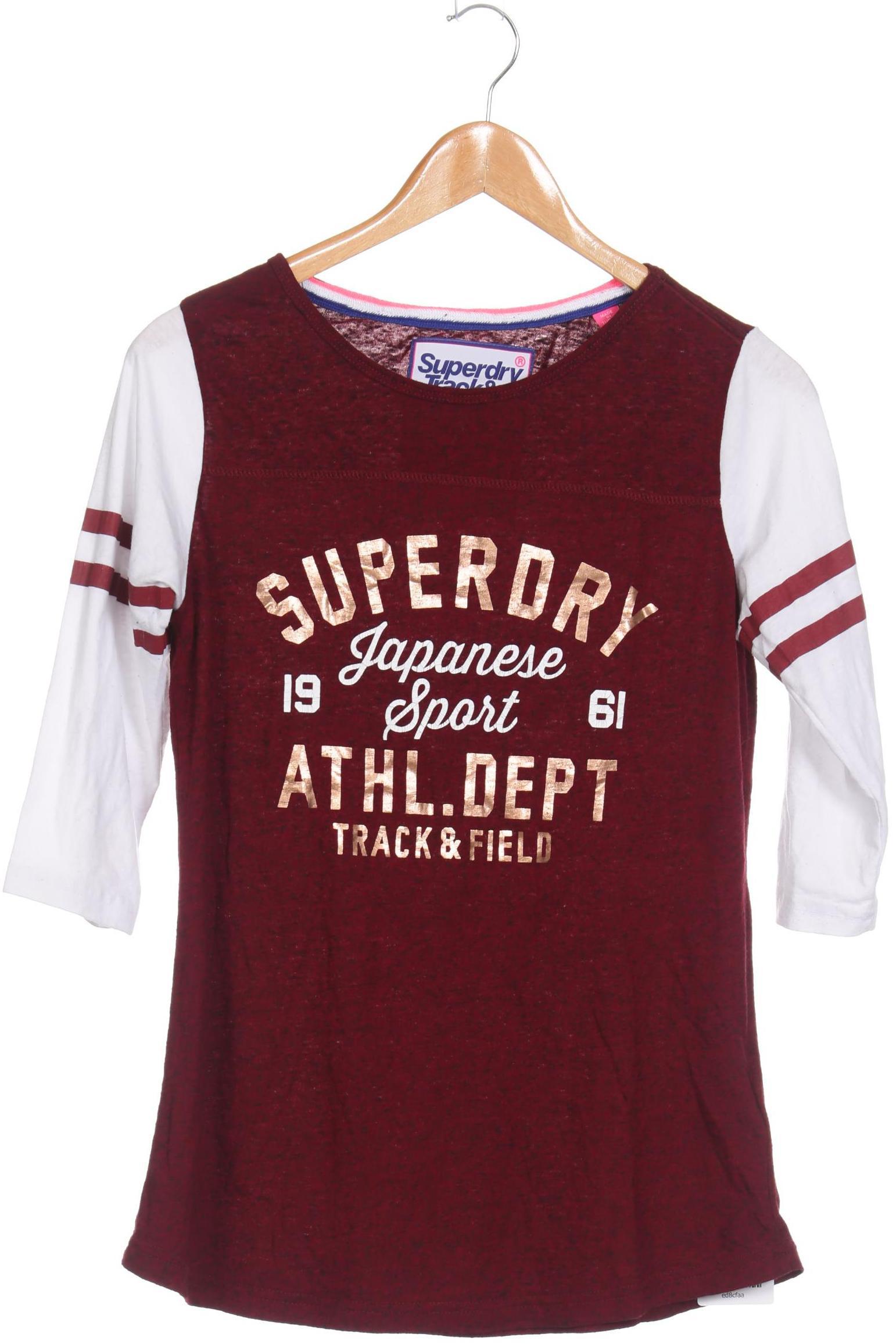 

Superdry Damen Langarmshirt, rot, Gr.