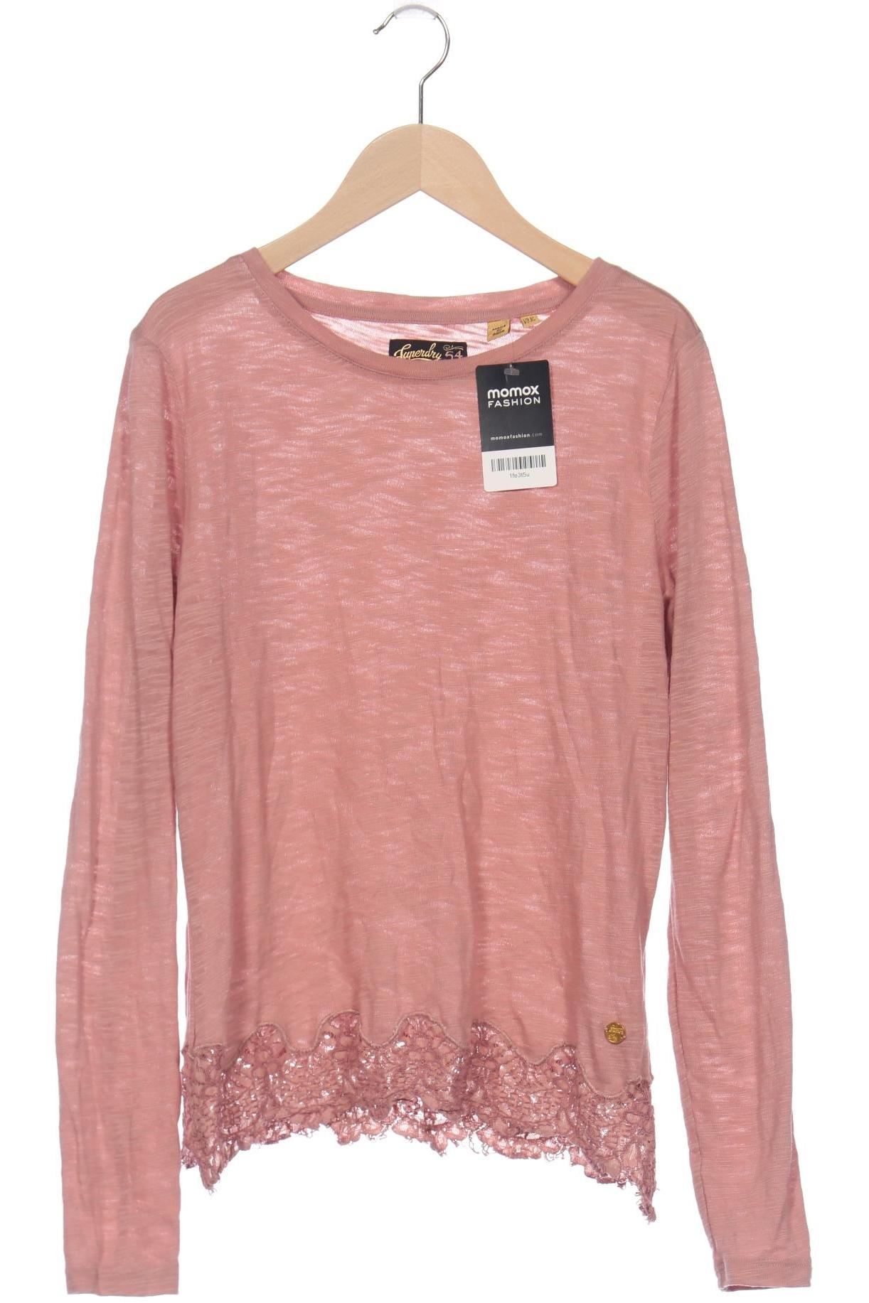 

Superdry Damen Langarmshirt, pink, Gr. 40