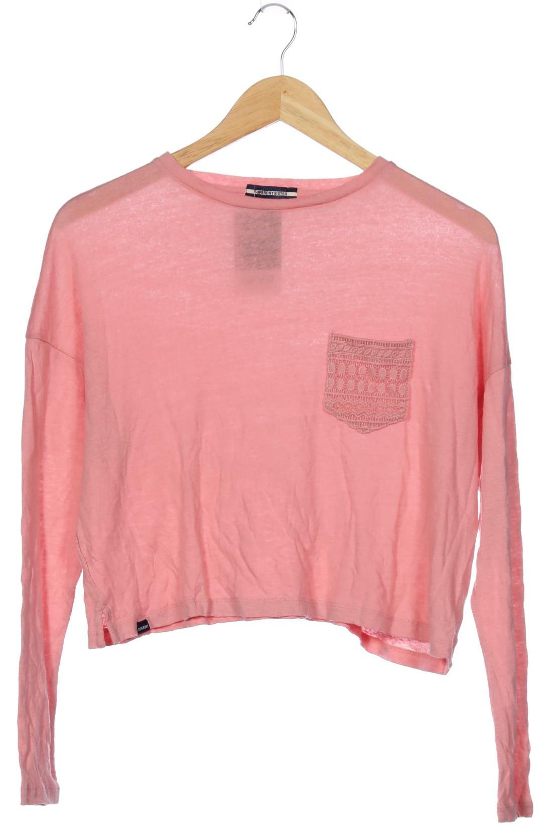 

Superdry Damen Langarmshirt, pink, Gr. 36