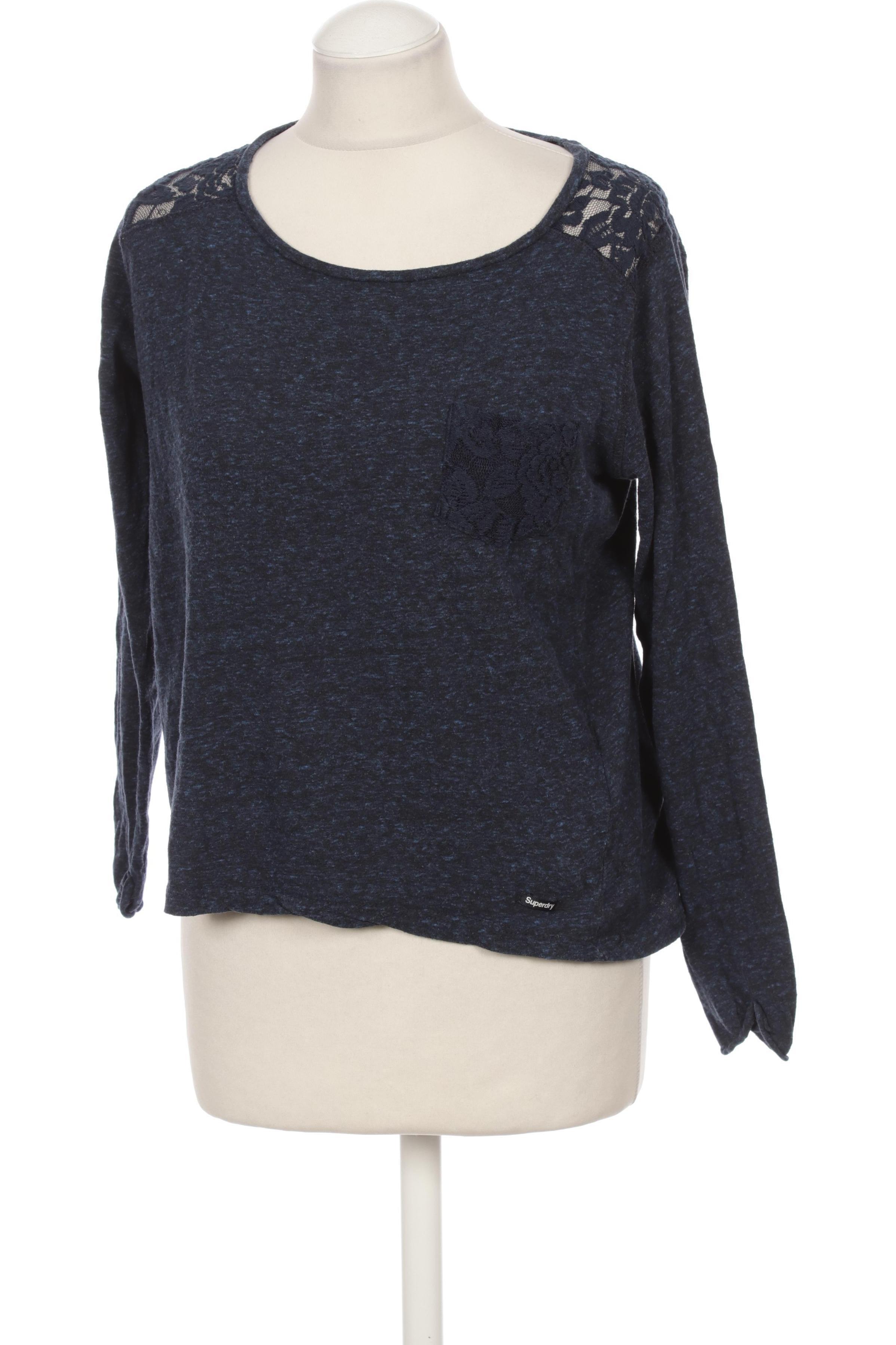 

Superdry Damen Langarmshirt, blau, Gr.
