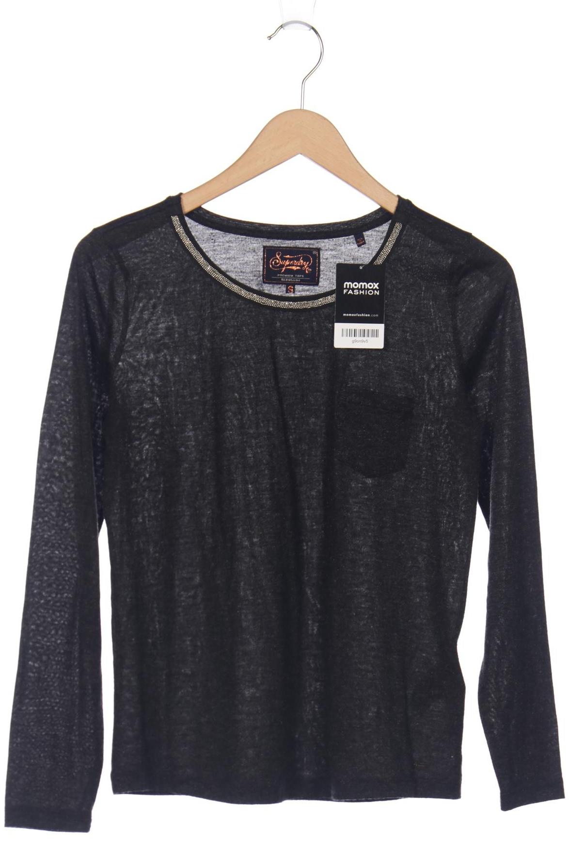 

Superdry Damen Langarmshirt, schwarz, Gr. 36