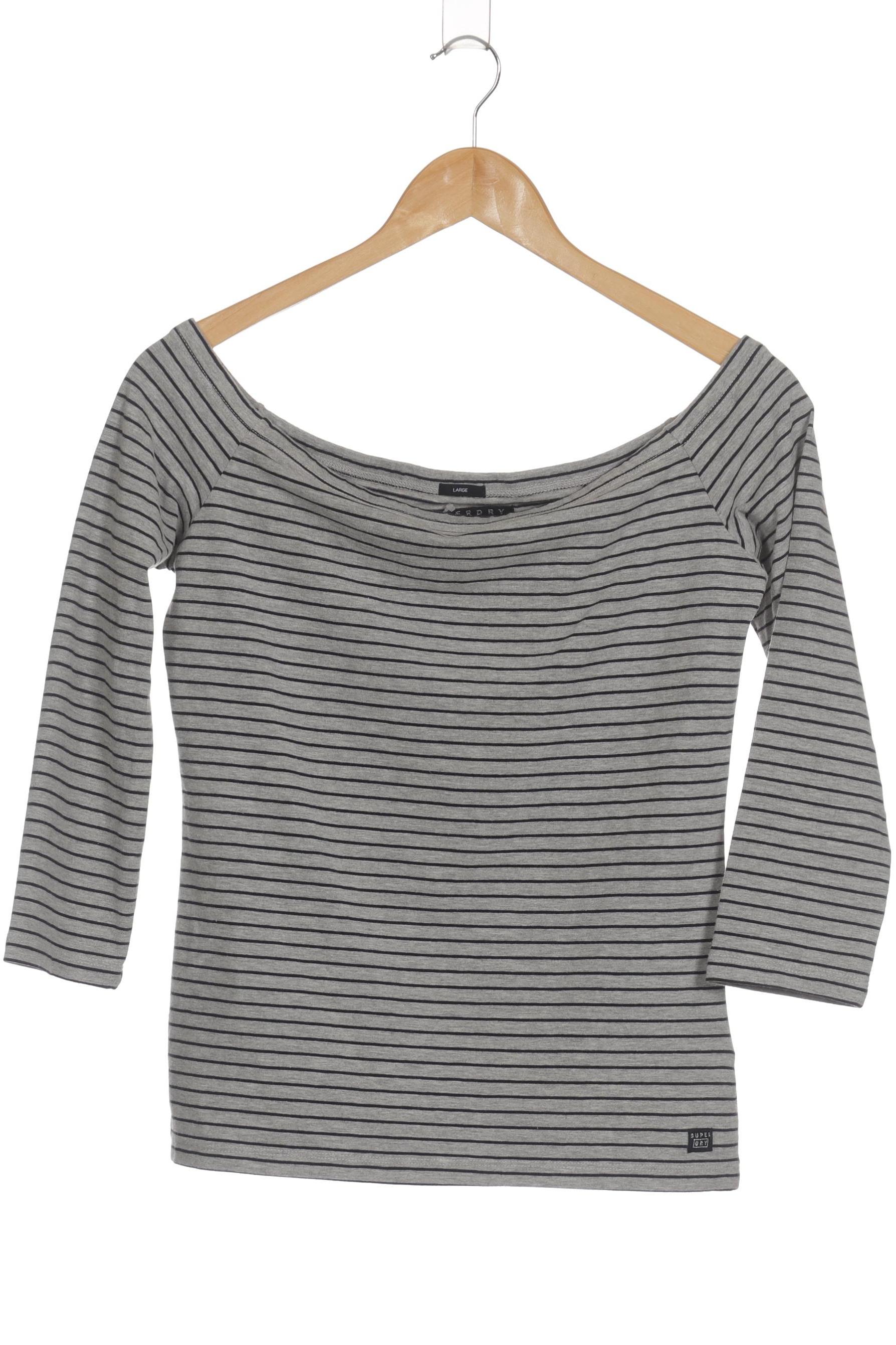 

Superdry Damen Langarmshirt, grau, Gr. 42
