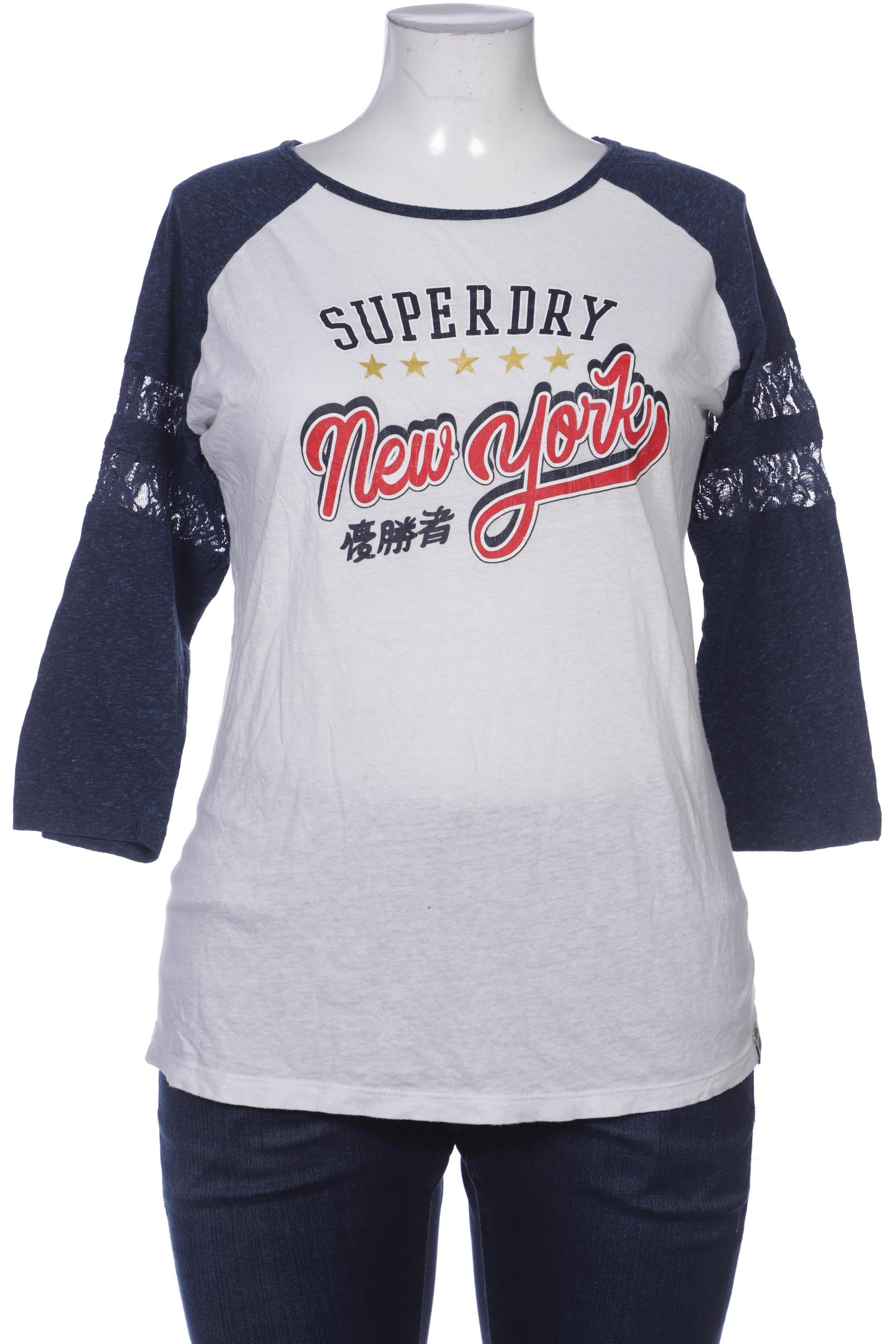 

Superdry Damen Langarmshirt, weiß, Gr. 44