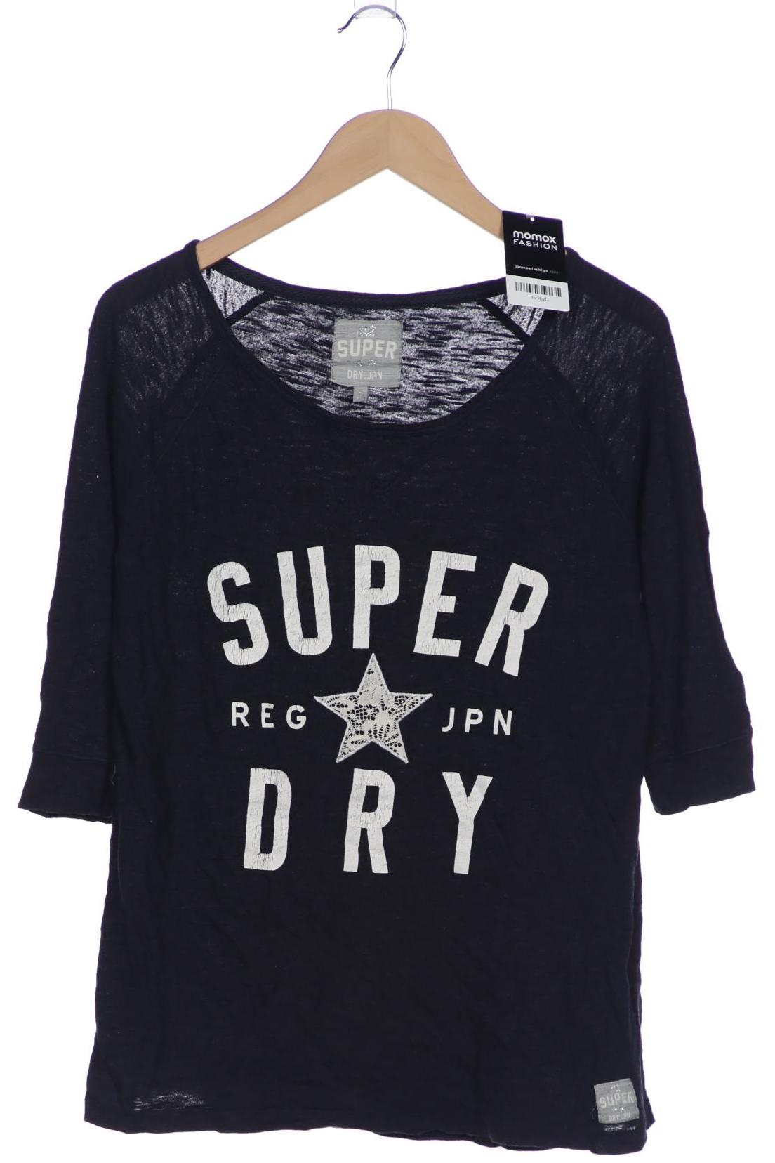 

Superdry Damen Langarmshirt, marineblau, Gr. 36