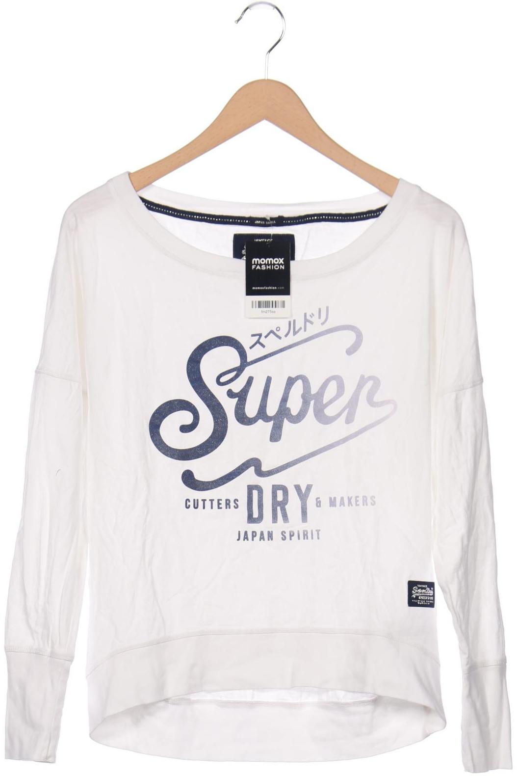 

Superdry Damen Langarmshirt, weiß