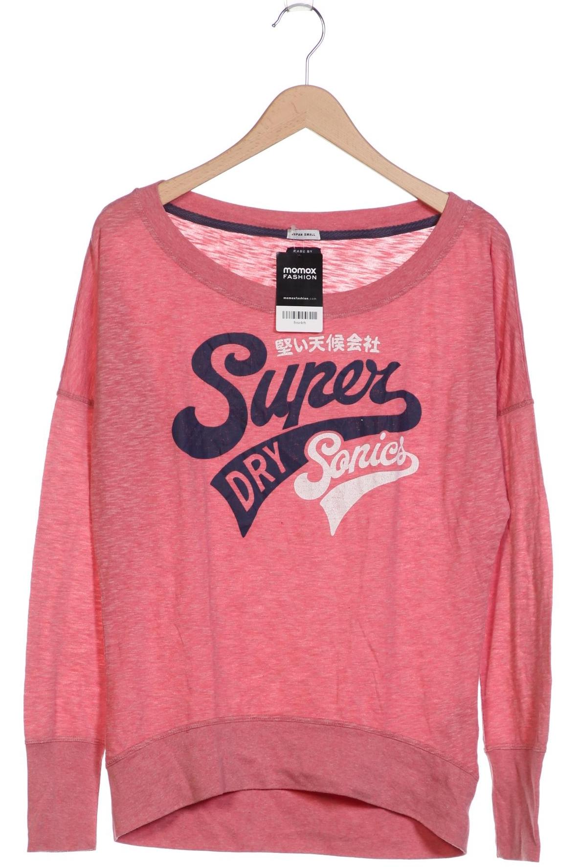 

Superdry Damen Langarmshirt, pink, Gr. 36