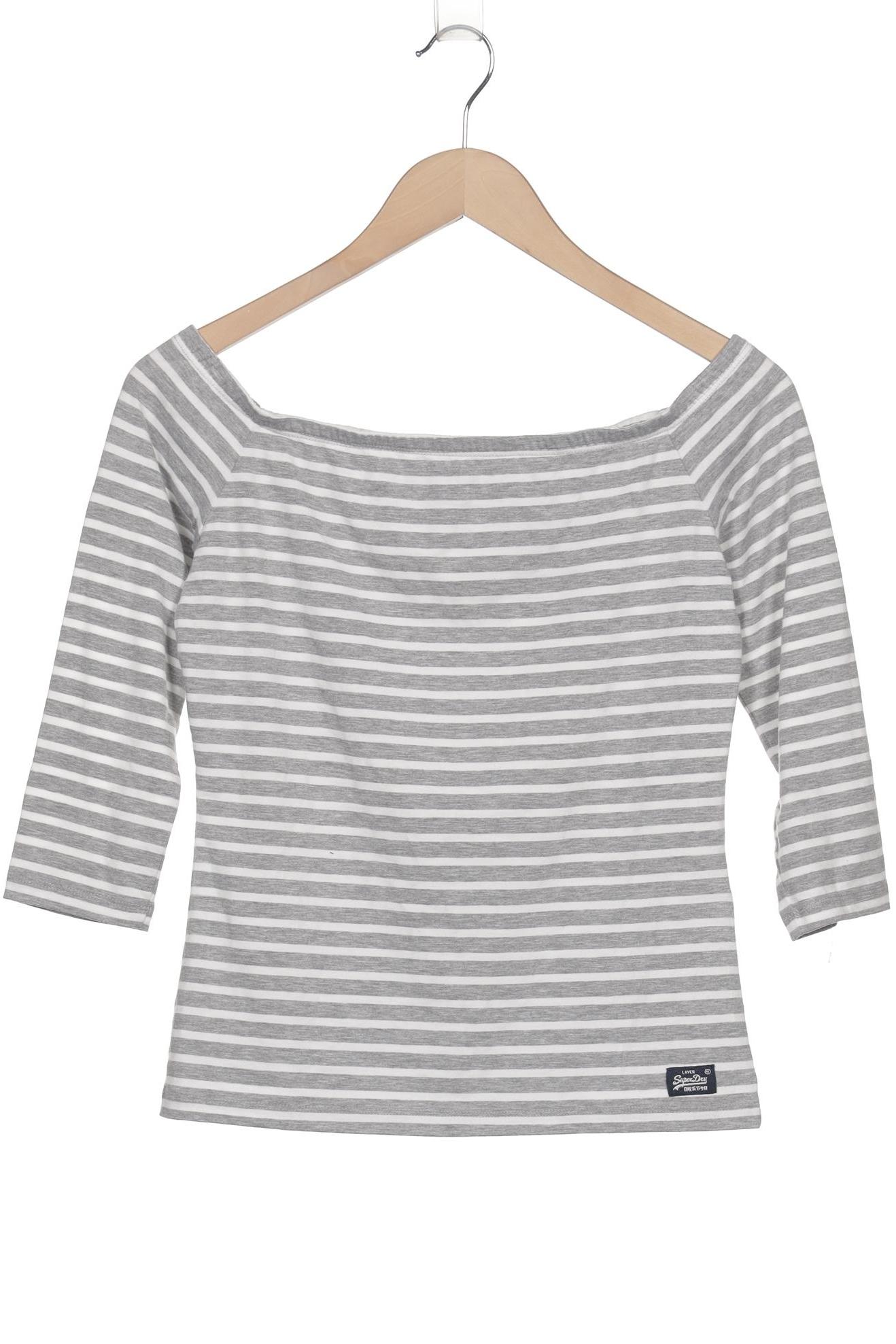 

Superdry Damen Langarmshirt, grau, Gr. 38