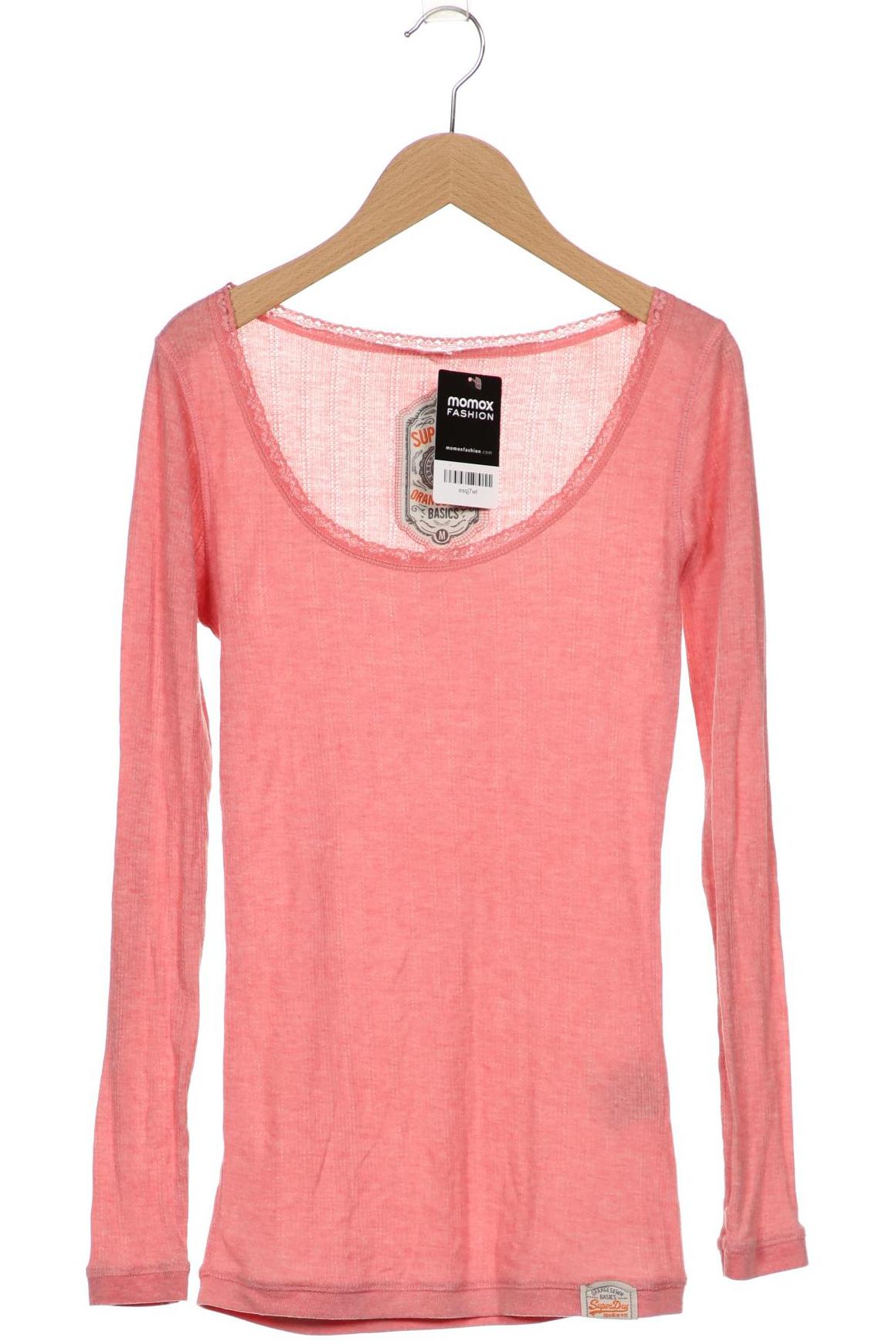 

Superdry Damen Langarmshirt, pink, Gr. 38