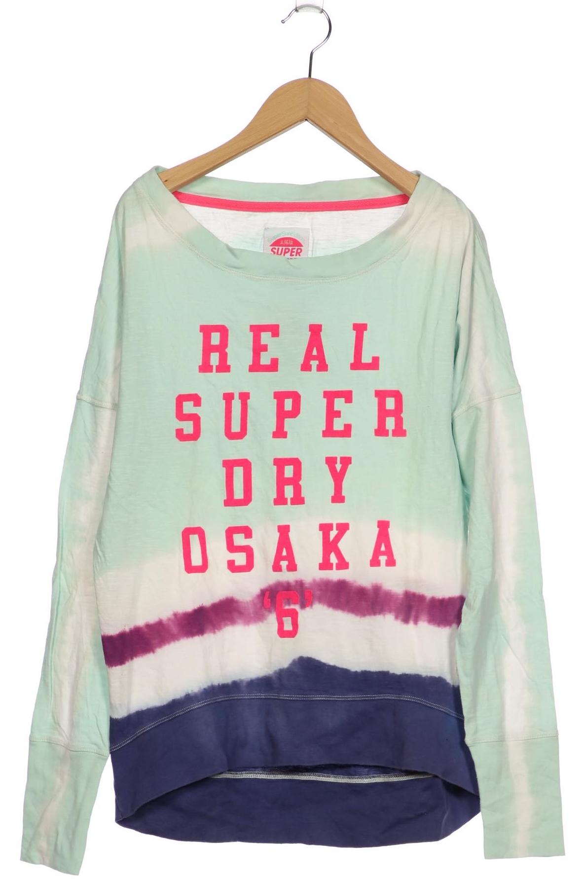 

Superdry Damen Langarmshirt, hellgrün, Gr. 38