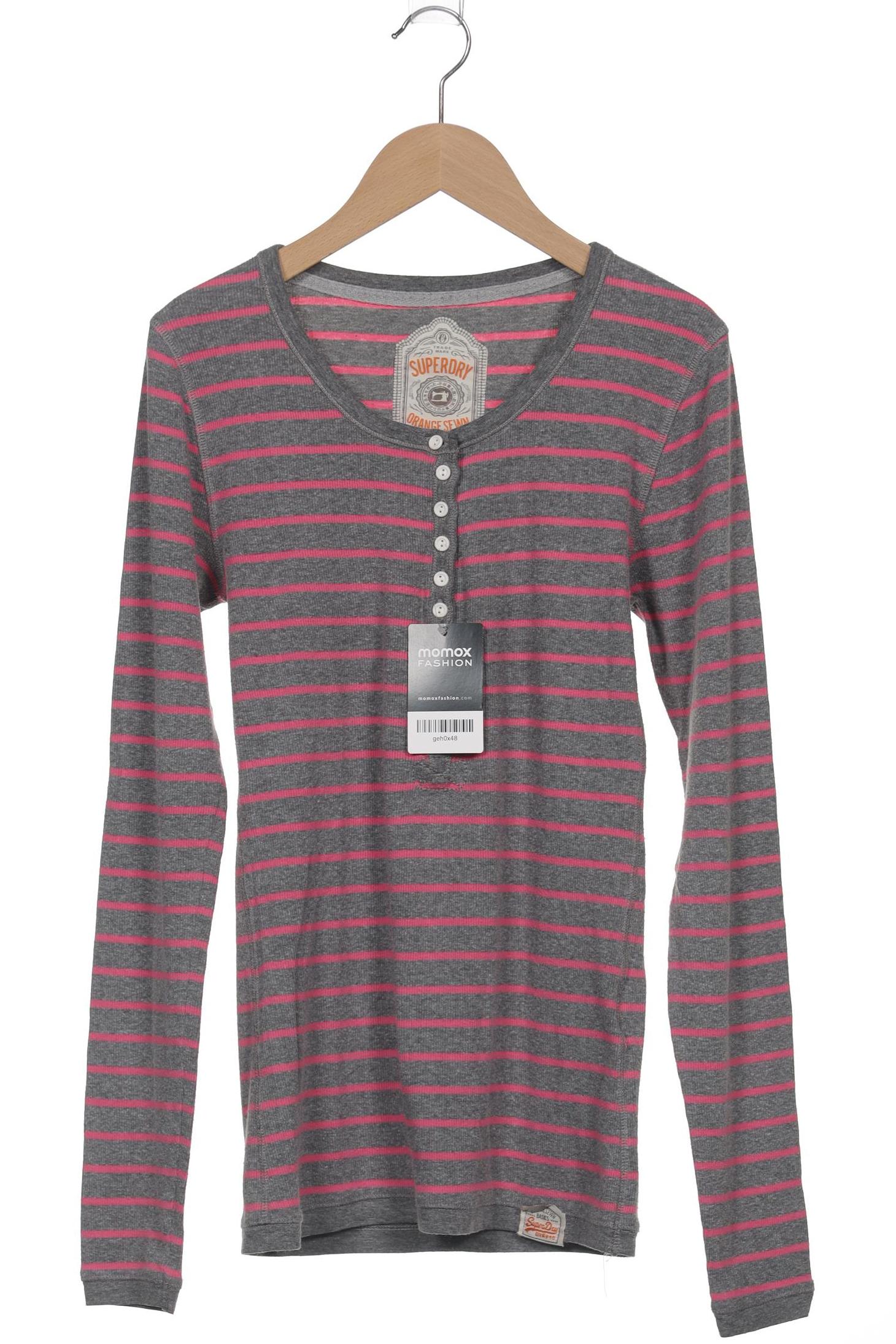 

Superdry Damen Langarmshirt, grau, Gr. 42