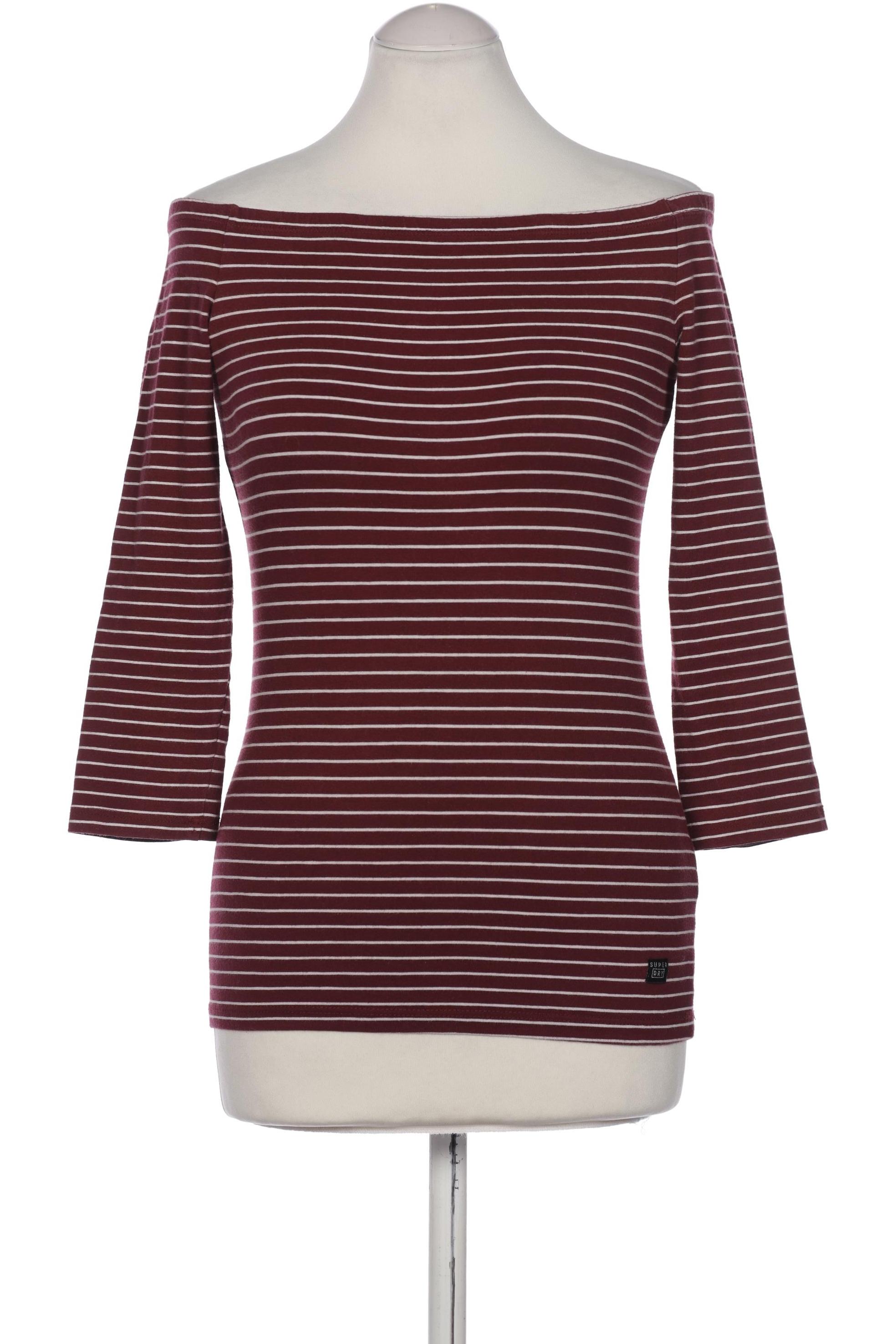 

Superdry Damen Langarmshirt, bordeaux, Gr. 36