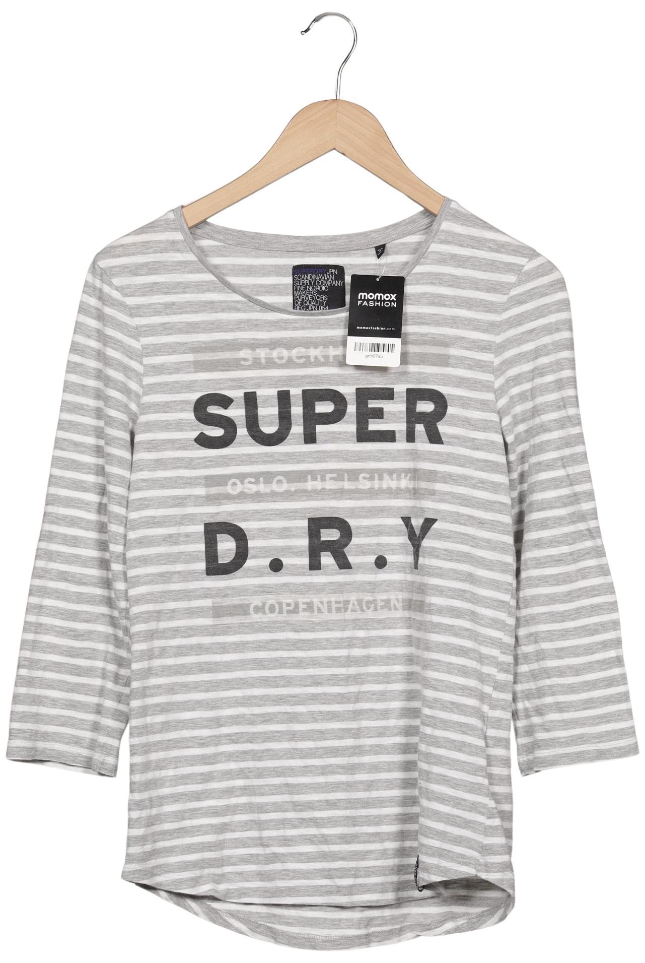 

Superdry Damen Langarmshirt, grau, Gr. 42