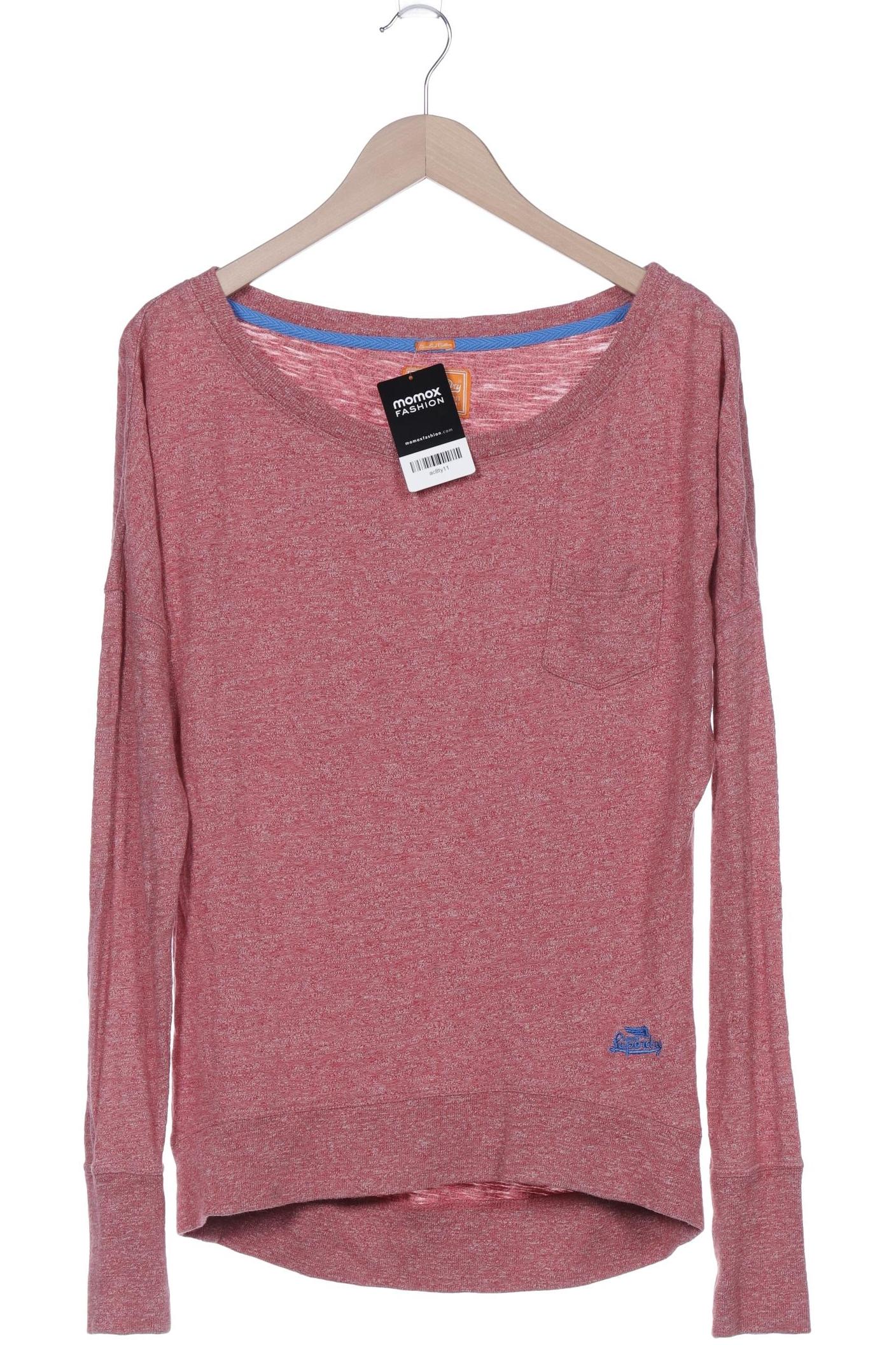 

Superdry Damen Langarmshirt, rot, Gr. 34