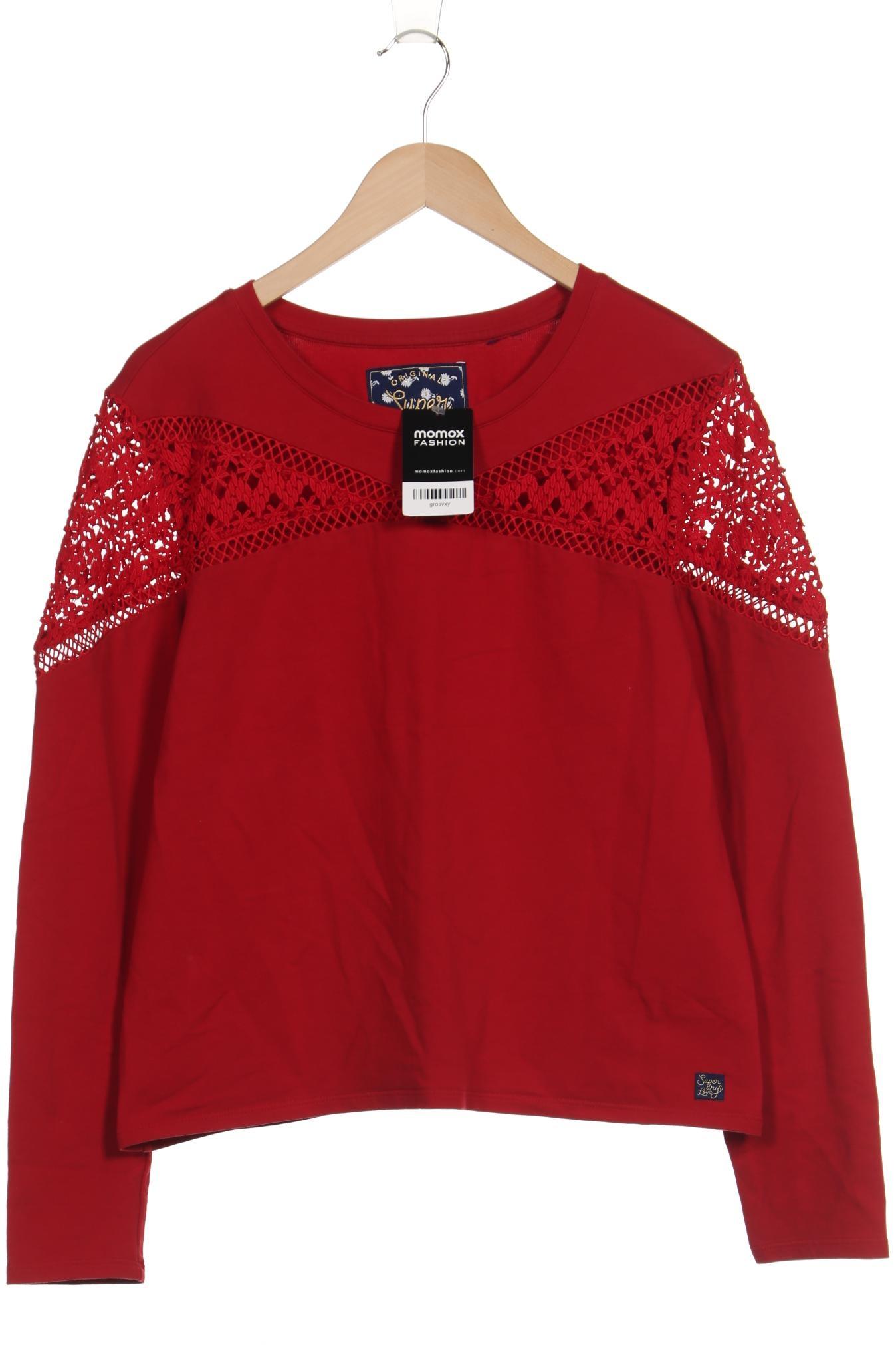 

Superdry Damen Langarmshirt, rot, Gr. 44