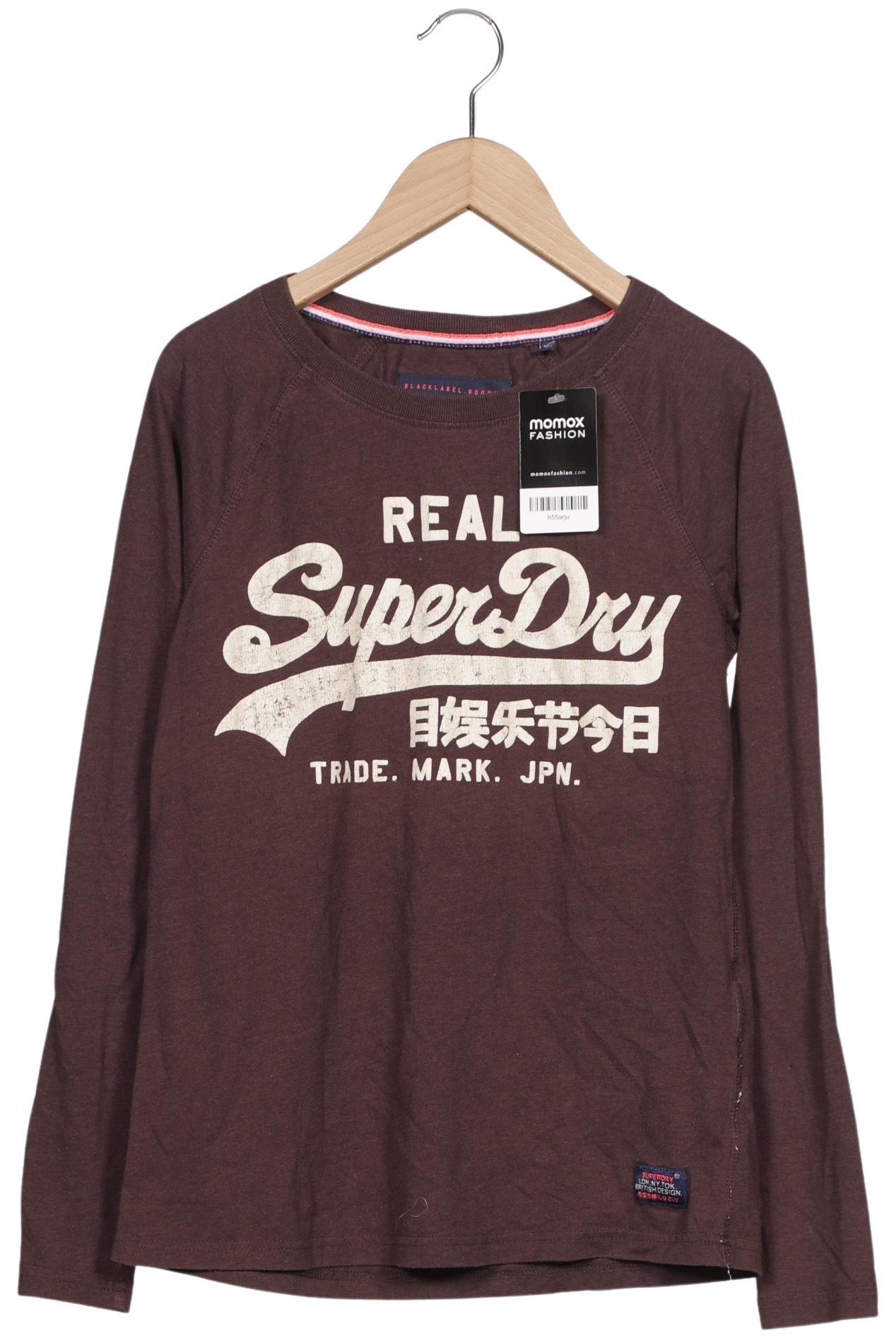 

Superdry Damen Langarmshirt, bordeaux, Gr. 36