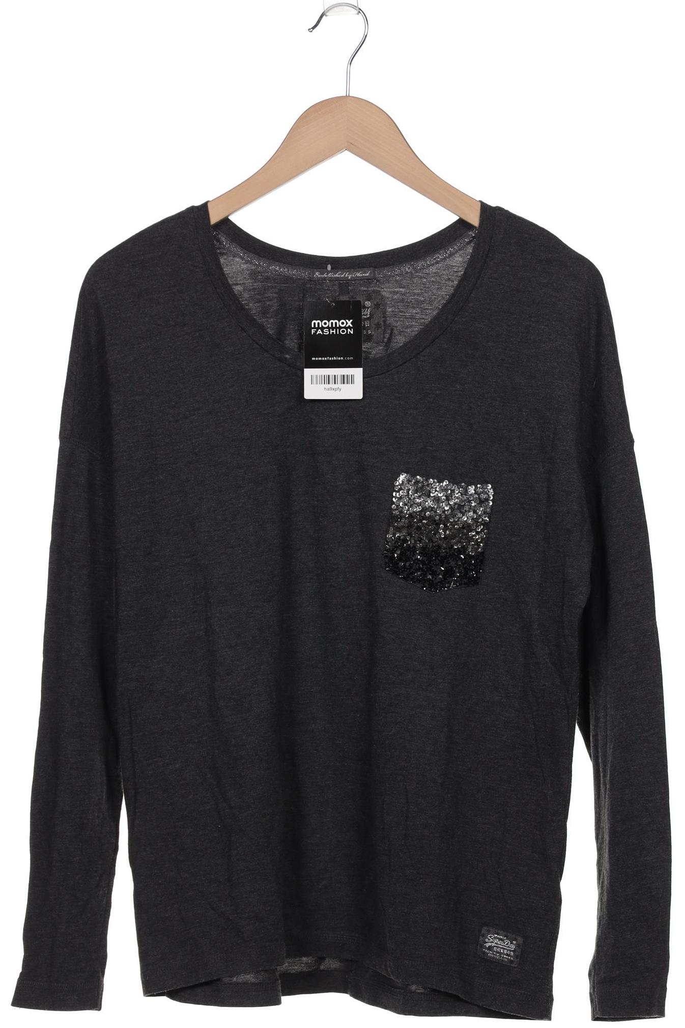 

Superdry Damen Langarmshirt, grau, Gr. 42
