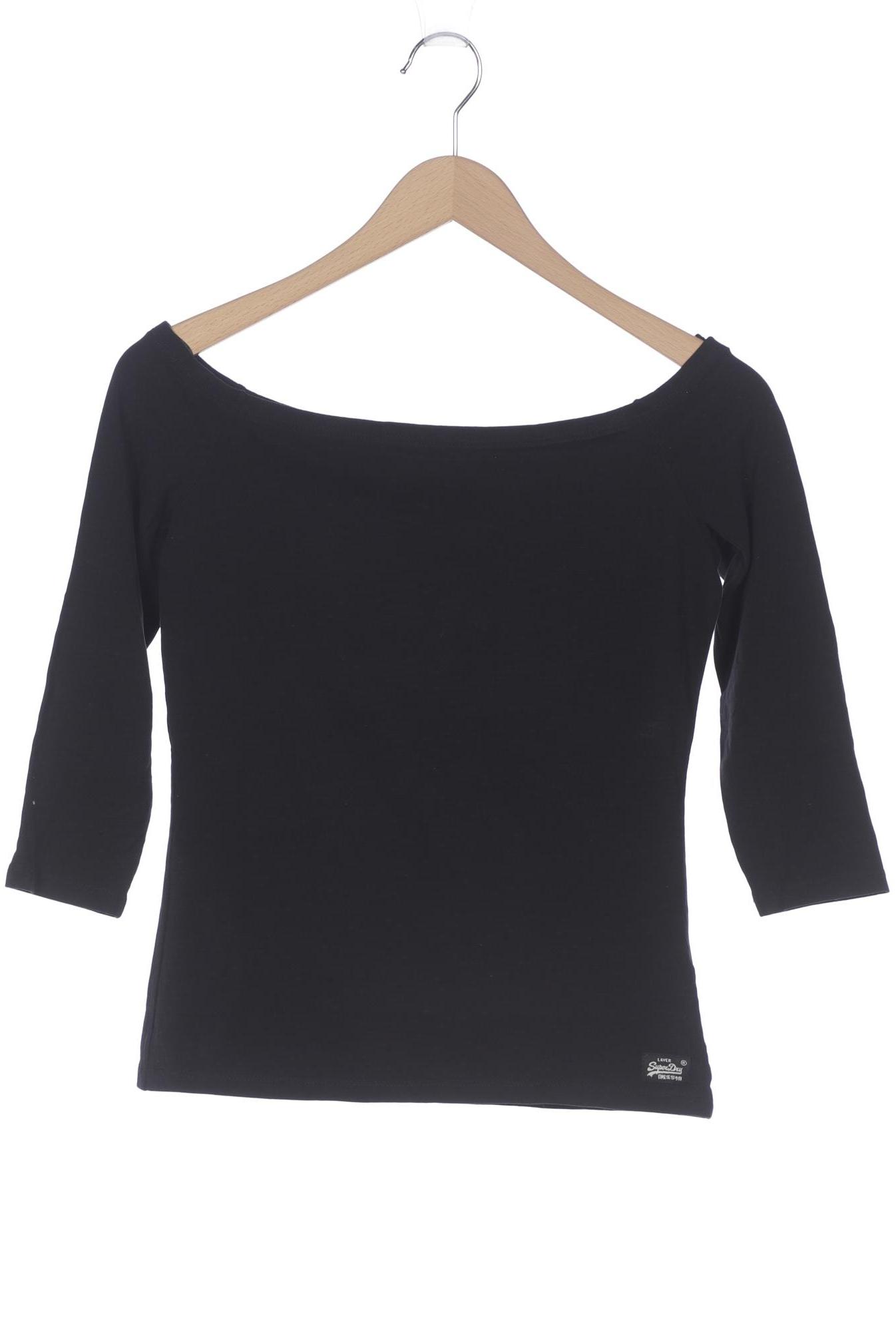 

Superdry Damen Langarmshirt, schwarz, Gr. 38