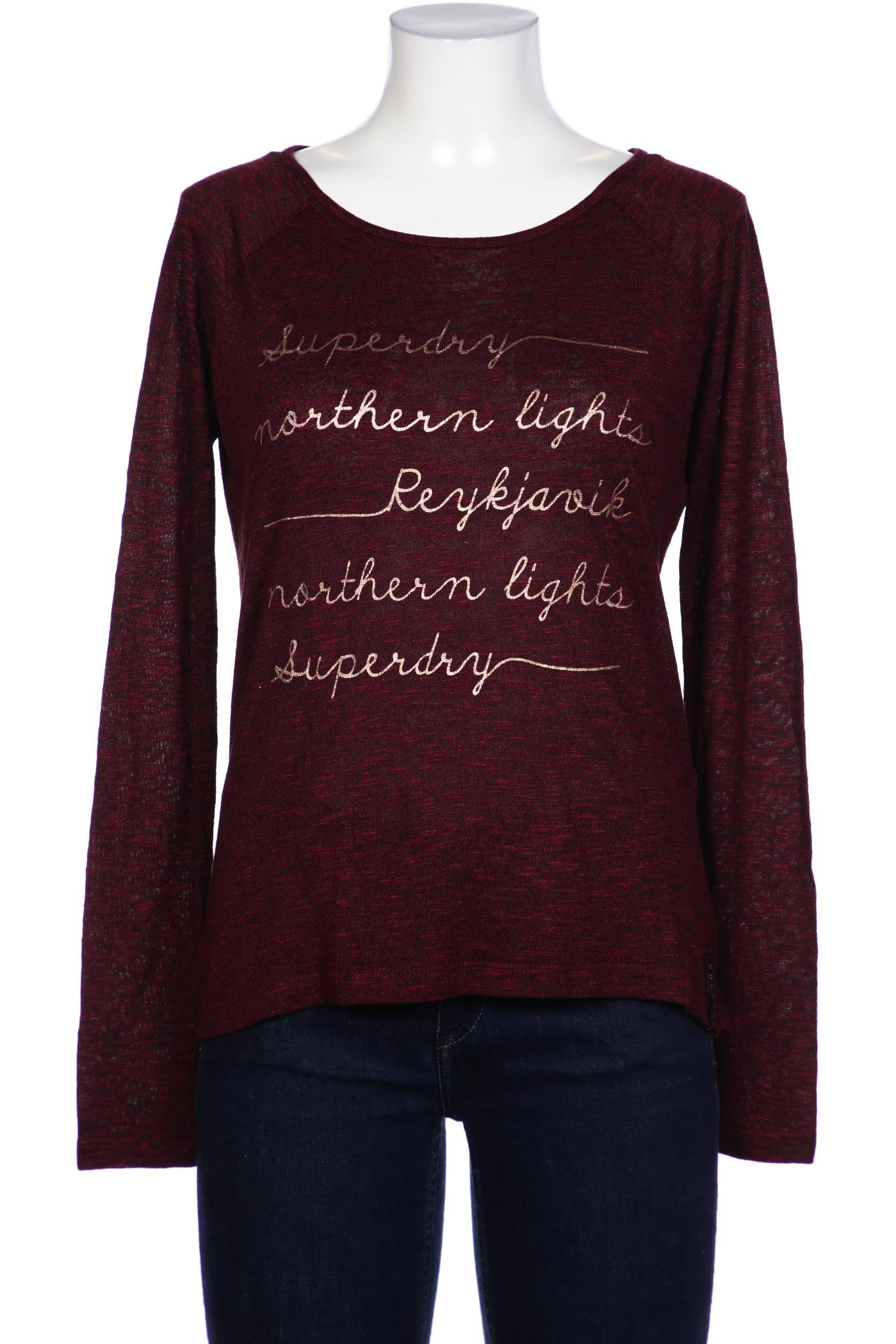 

Superdry Damen Langarmshirt, bordeaux, Gr. 38