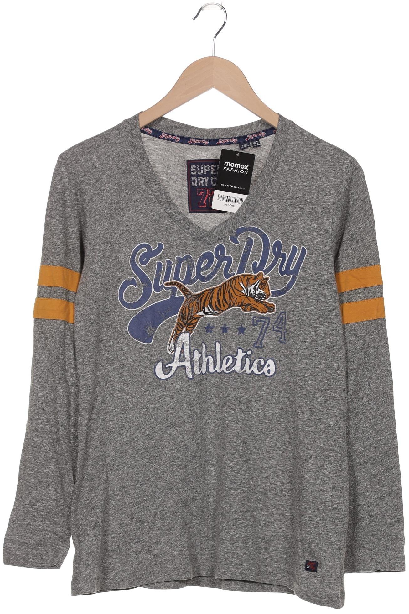 

Superdry Damen Langarmshirt, grau, Gr. 40
