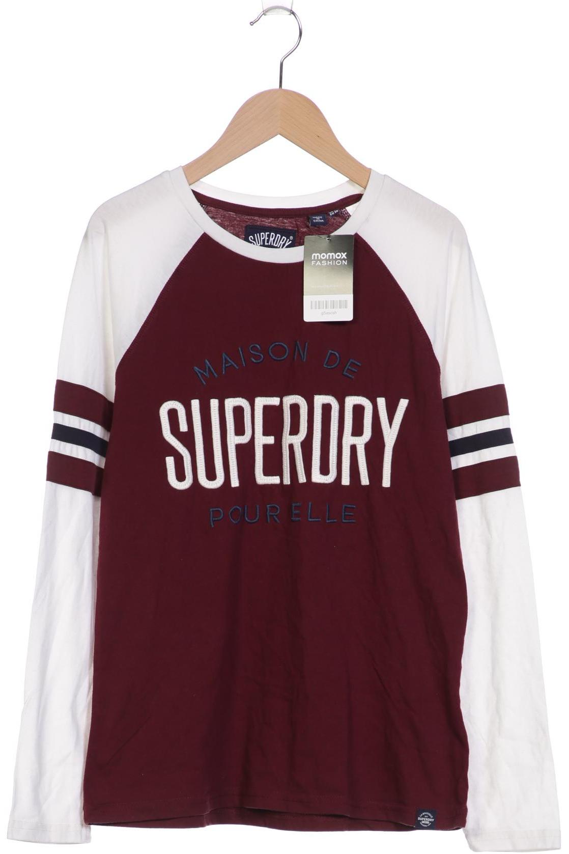 

Superdry Damen Langarmshirt, bordeaux, Gr. 38