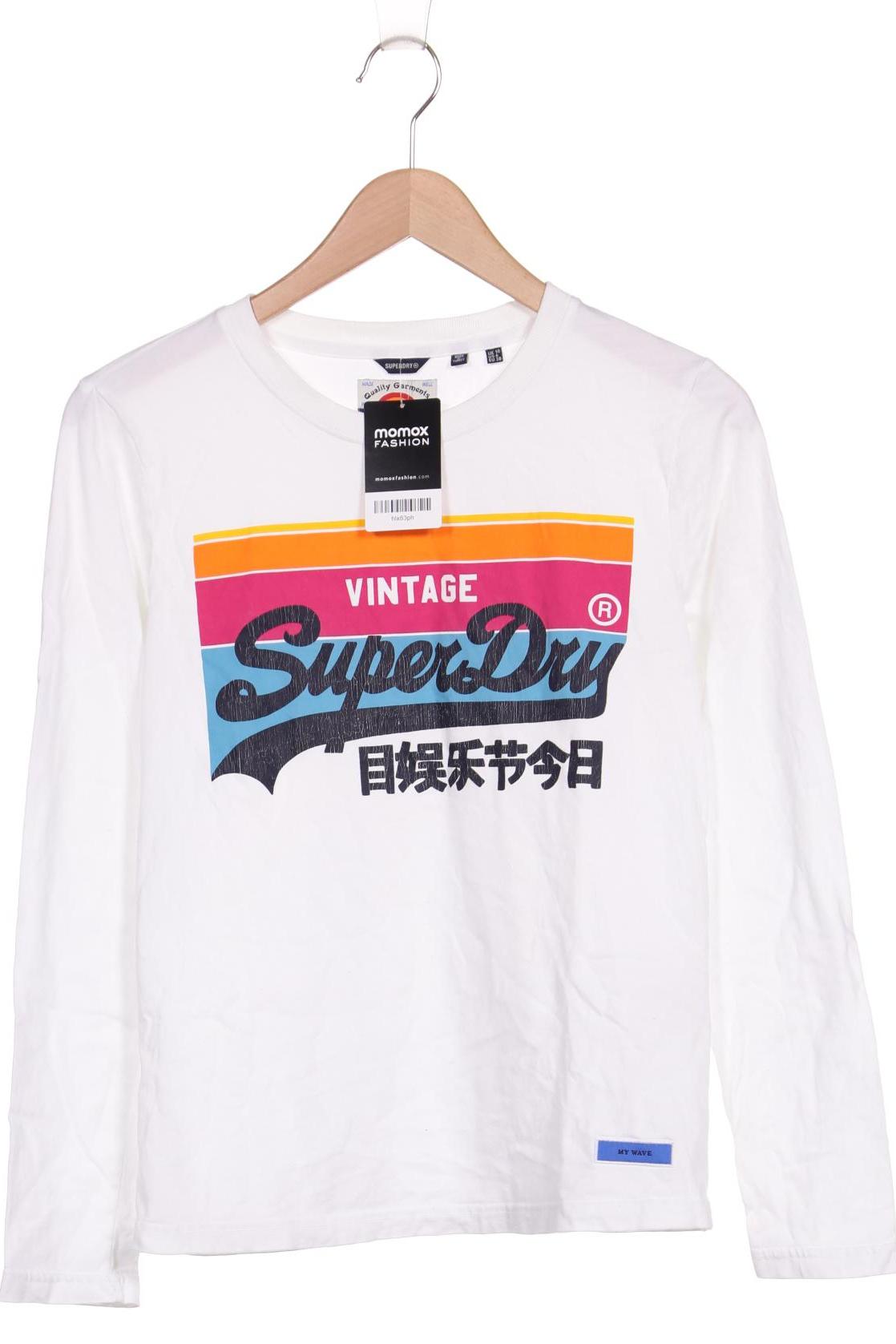 

Superdry Damen Langarmshirt, weiß