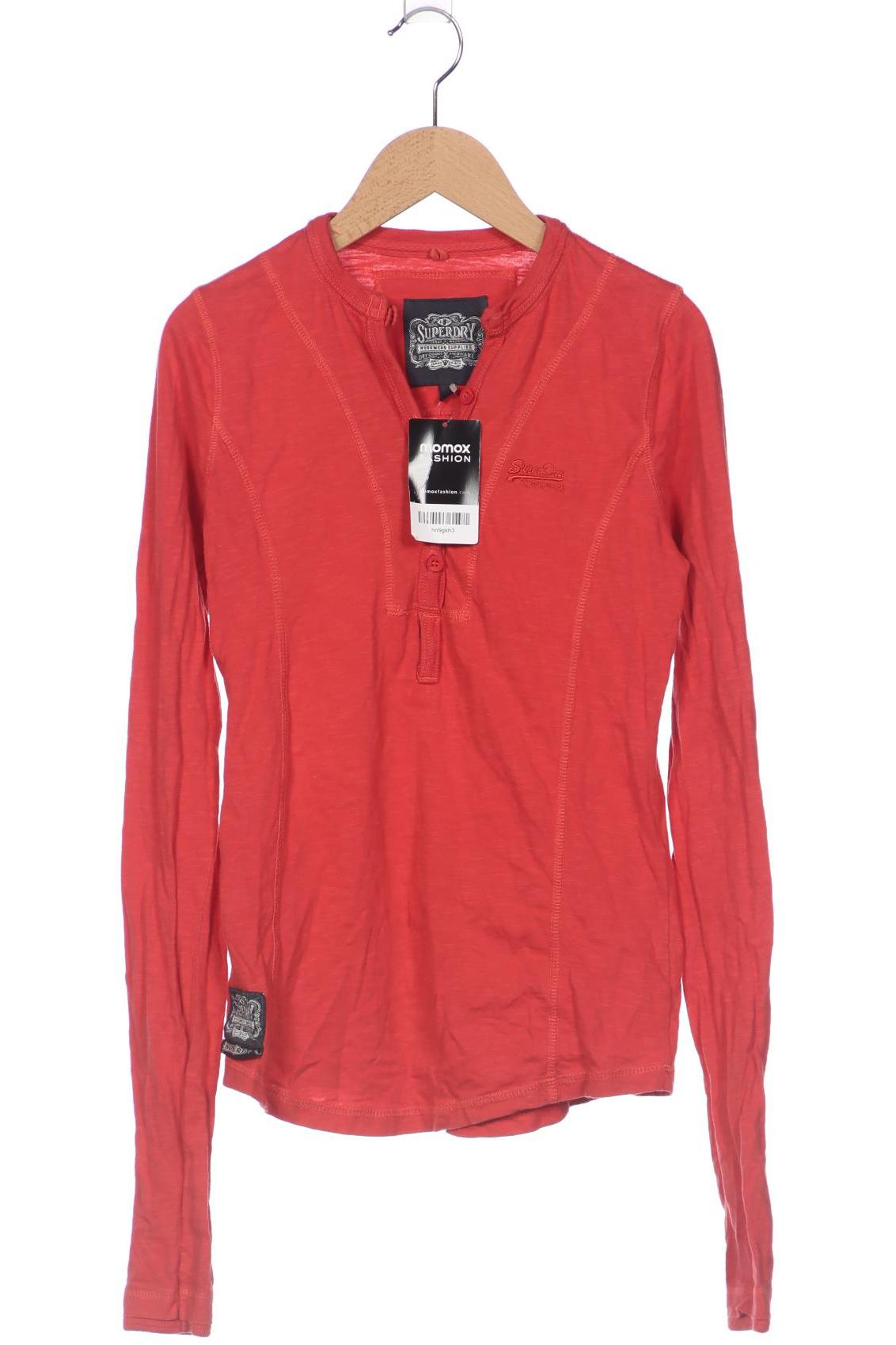 

Superdry Damen Langarmshirt, rot, Gr. 36