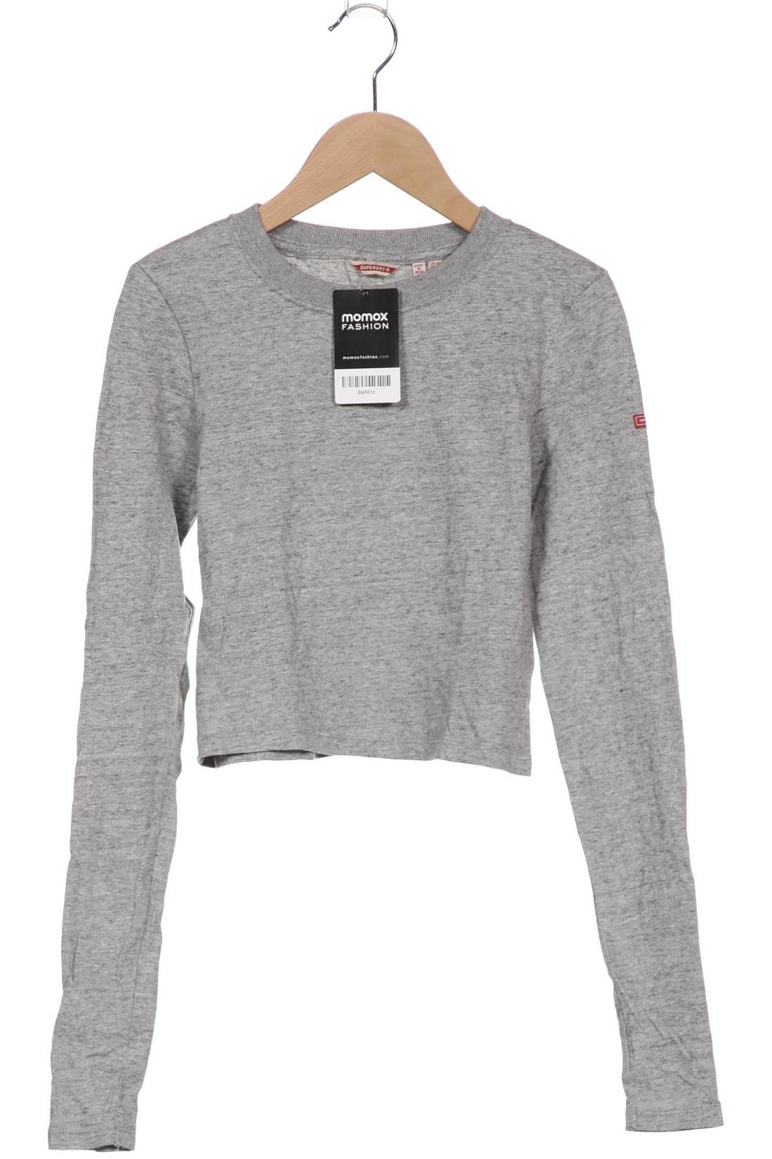 

Superdry Damen Langarmshirt, grau, Gr. 38