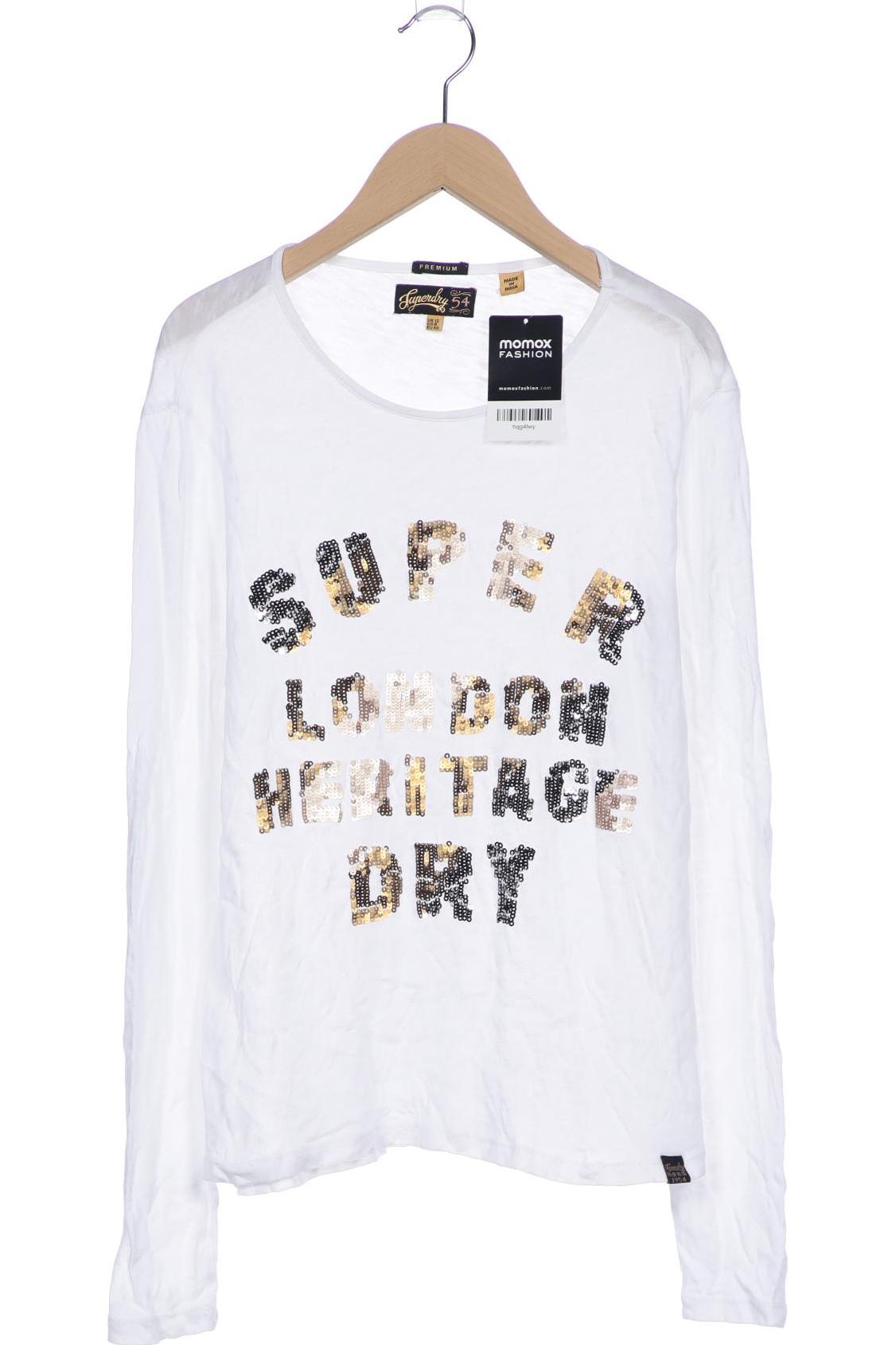 

Superdry Damen Langarmshirt, weiß, Gr. 40