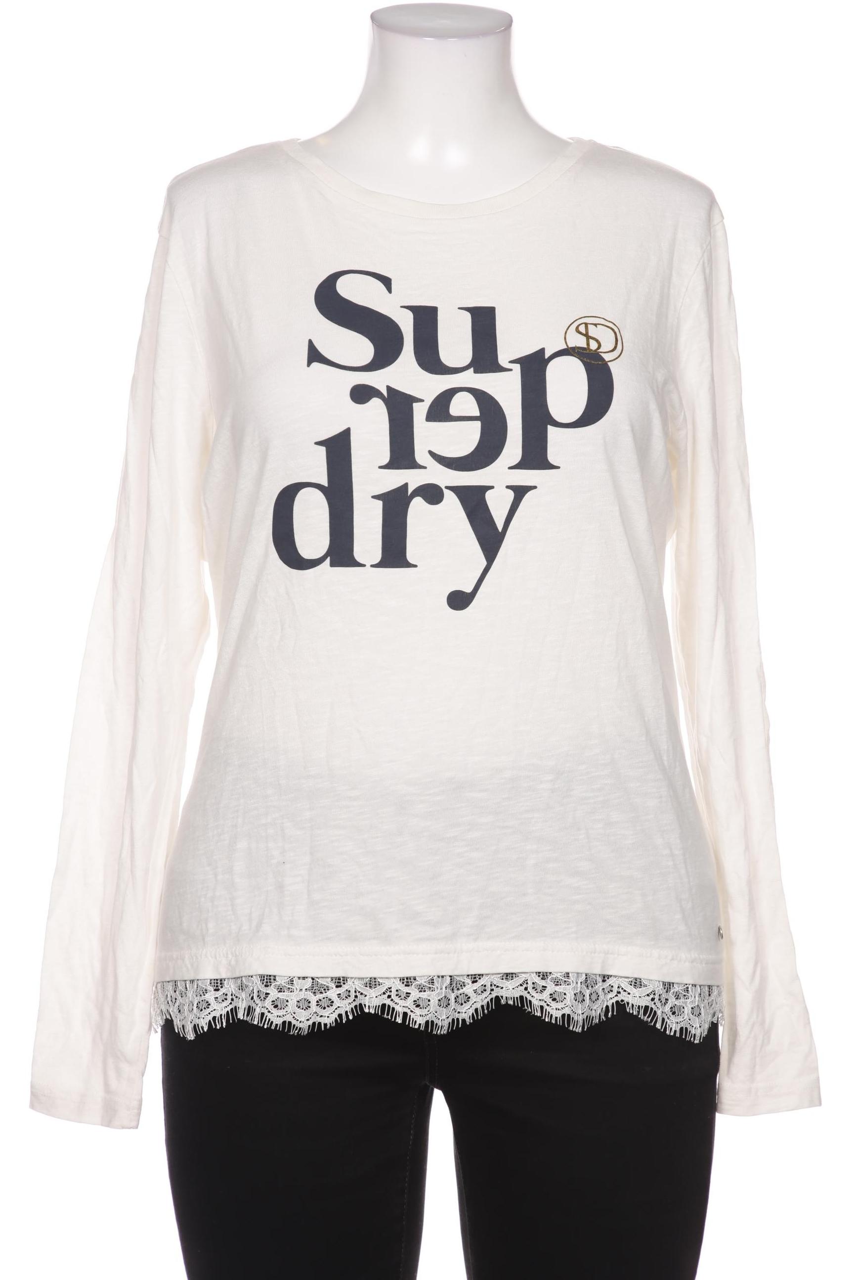 

Superdry Damen Langarmshirt, weiß, Gr. 44