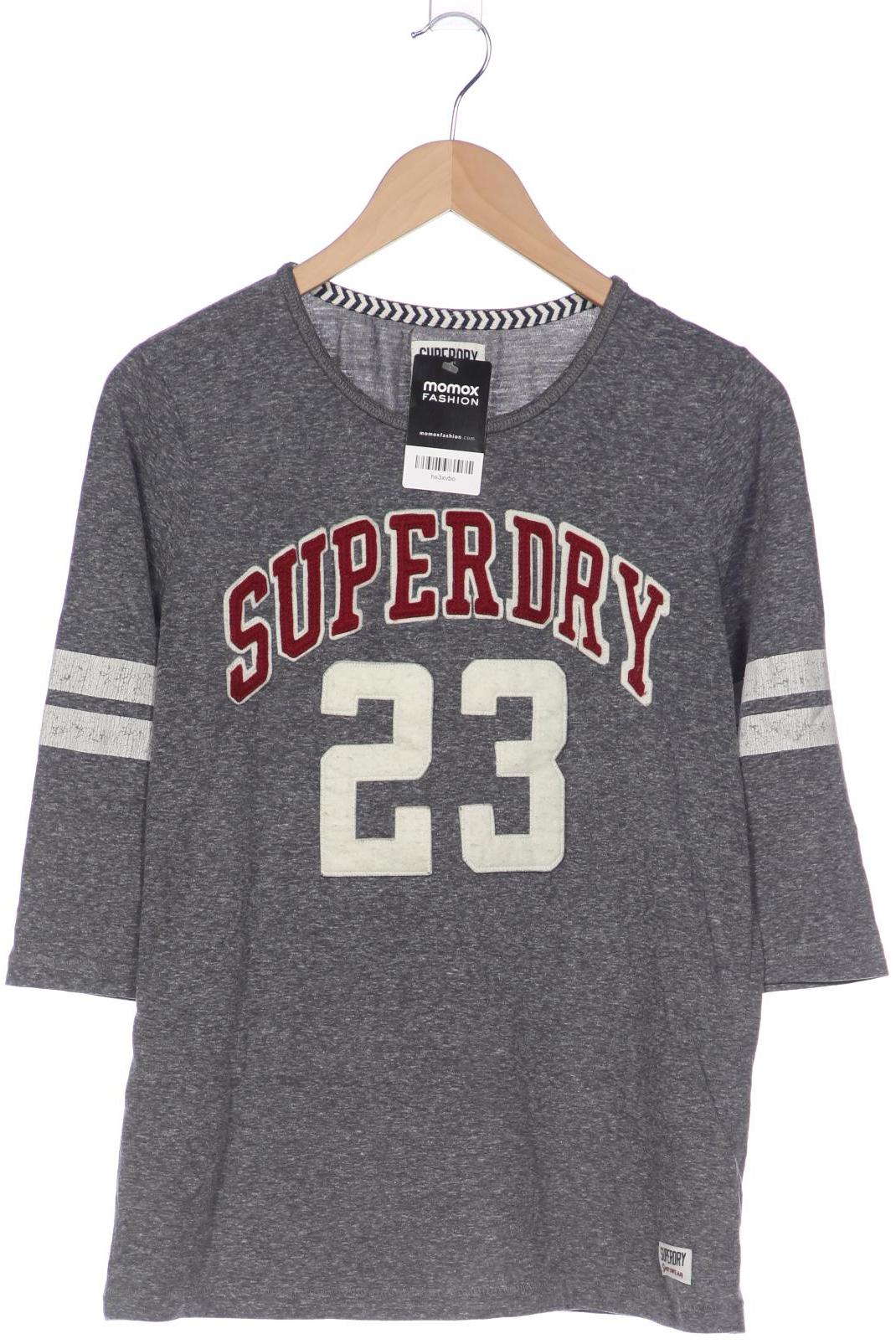 

Superdry Damen Langarmshirt, grau, Gr. 36