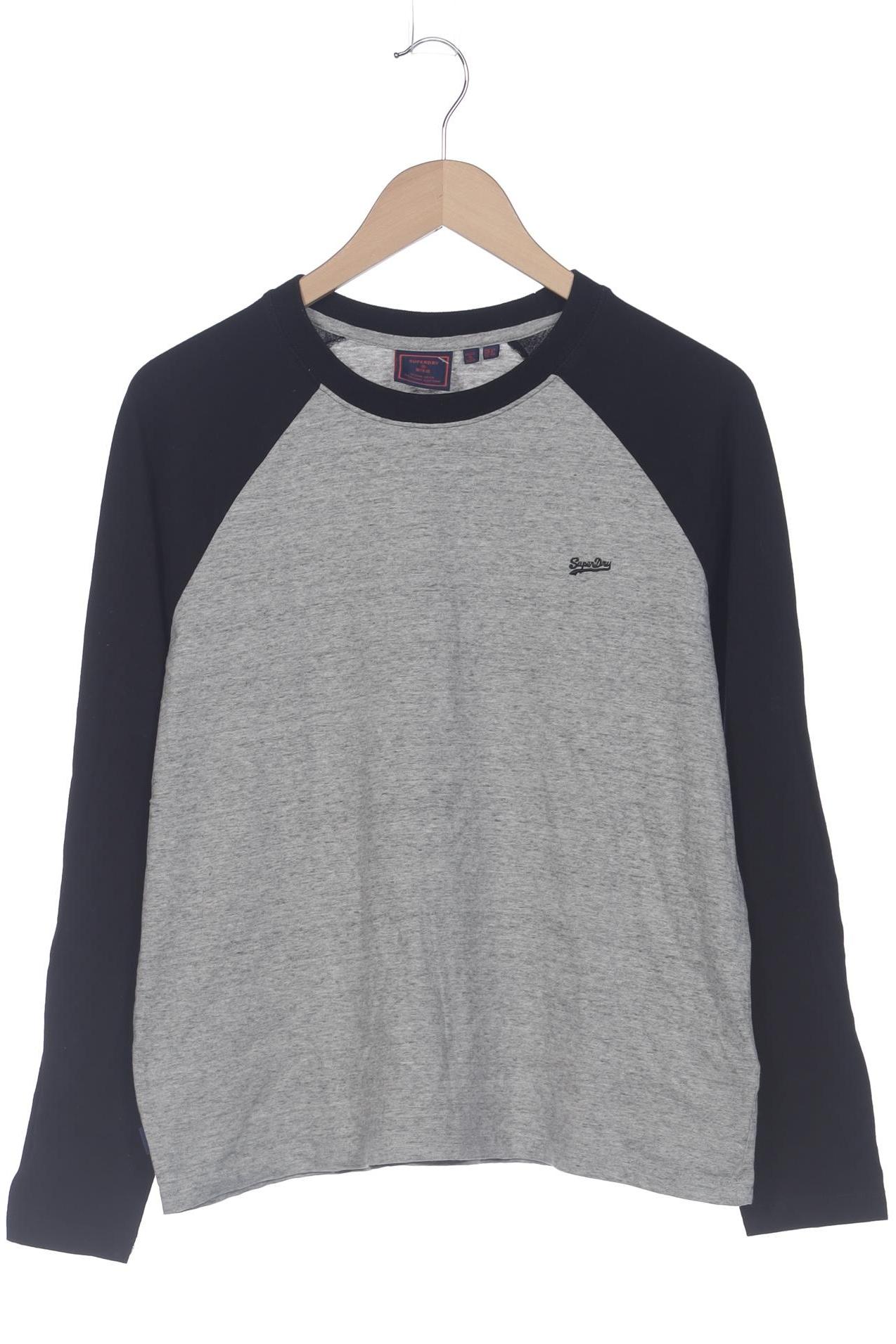 

Superdry Damen Langarmshirt, grau, Gr. 40