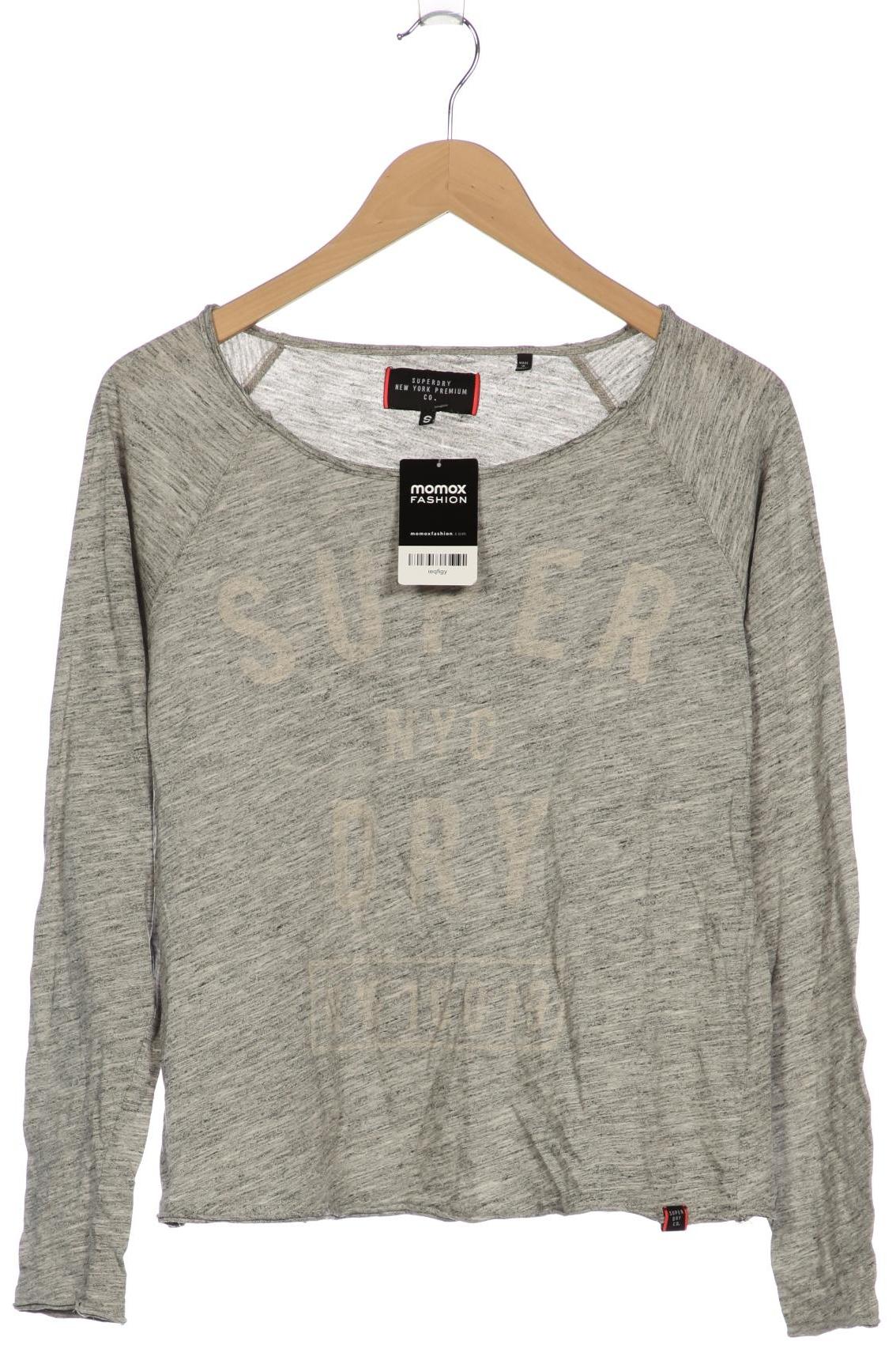 

Superdry Damen Langarmshirt, grau, Gr. 36