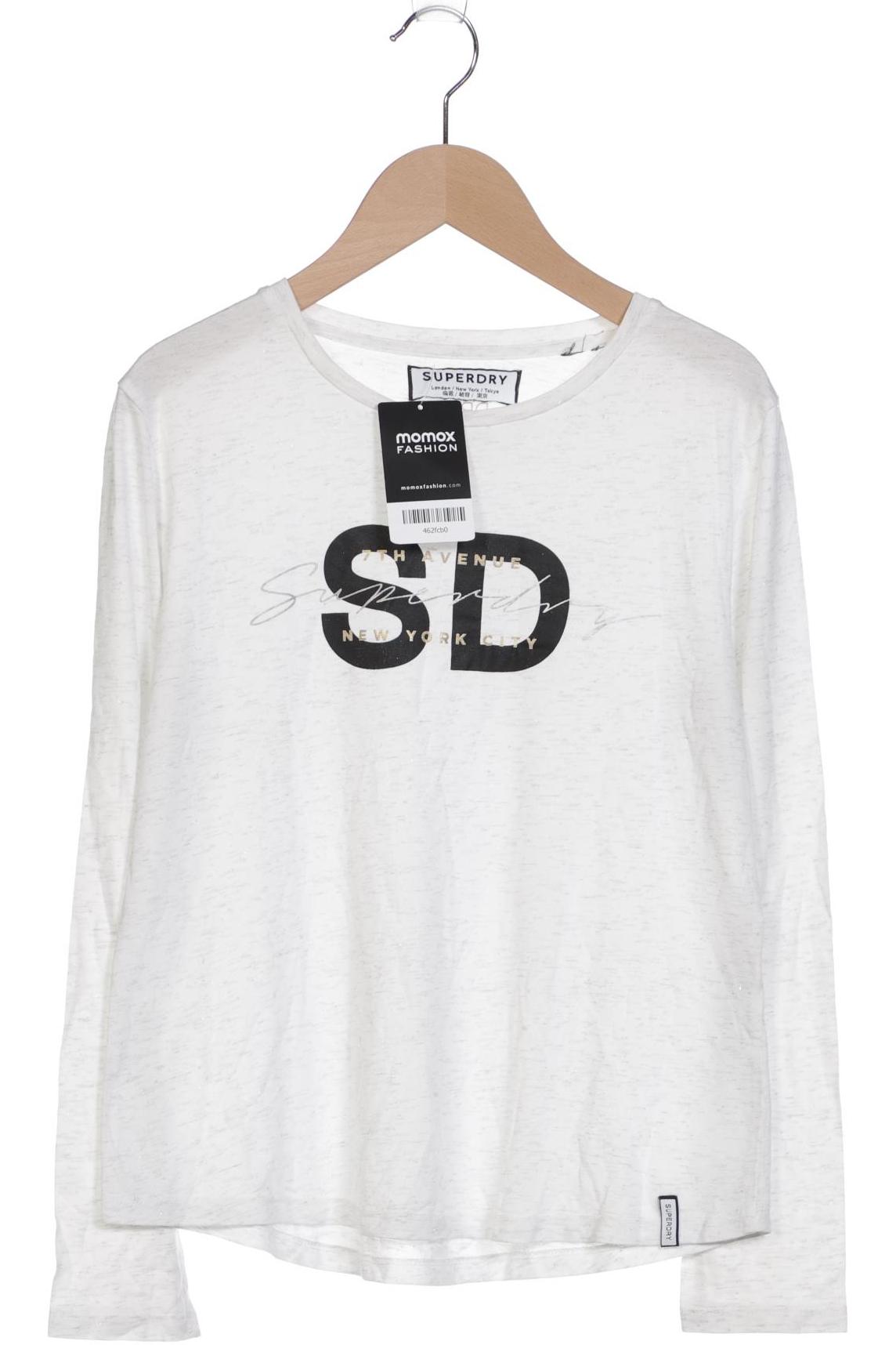 

Superdry Damen Langarmshirt, weiß, Gr. 38