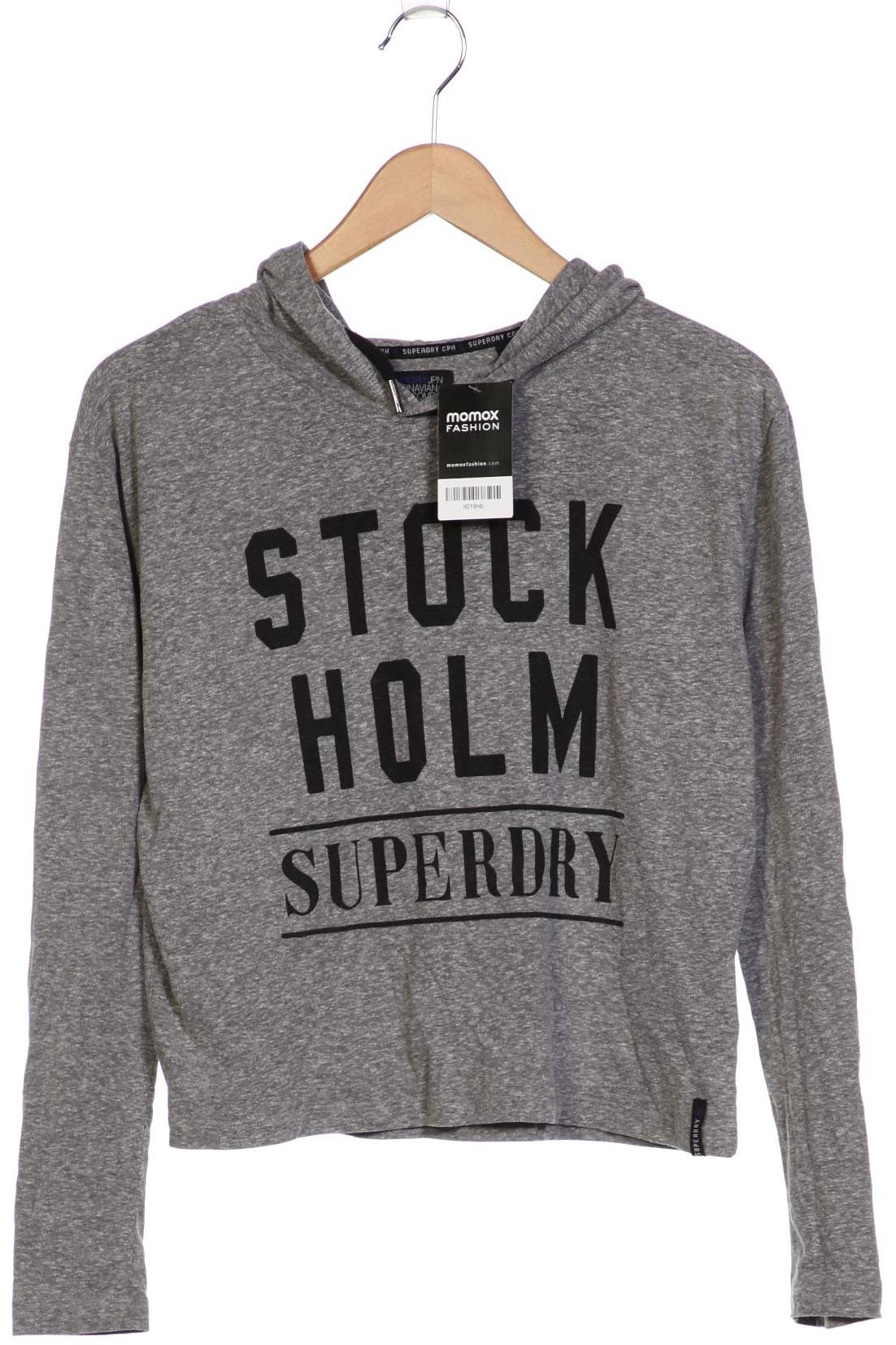

Superdry Damen Langarmshirt, grau, Gr. 36