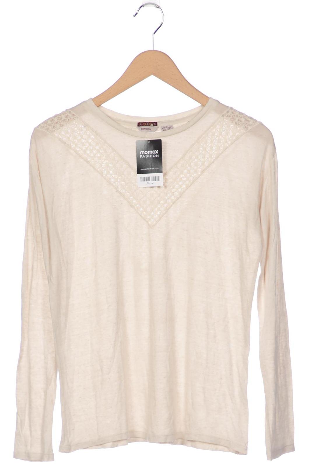

Superdry Damen Langarmshirt, cremeweiß