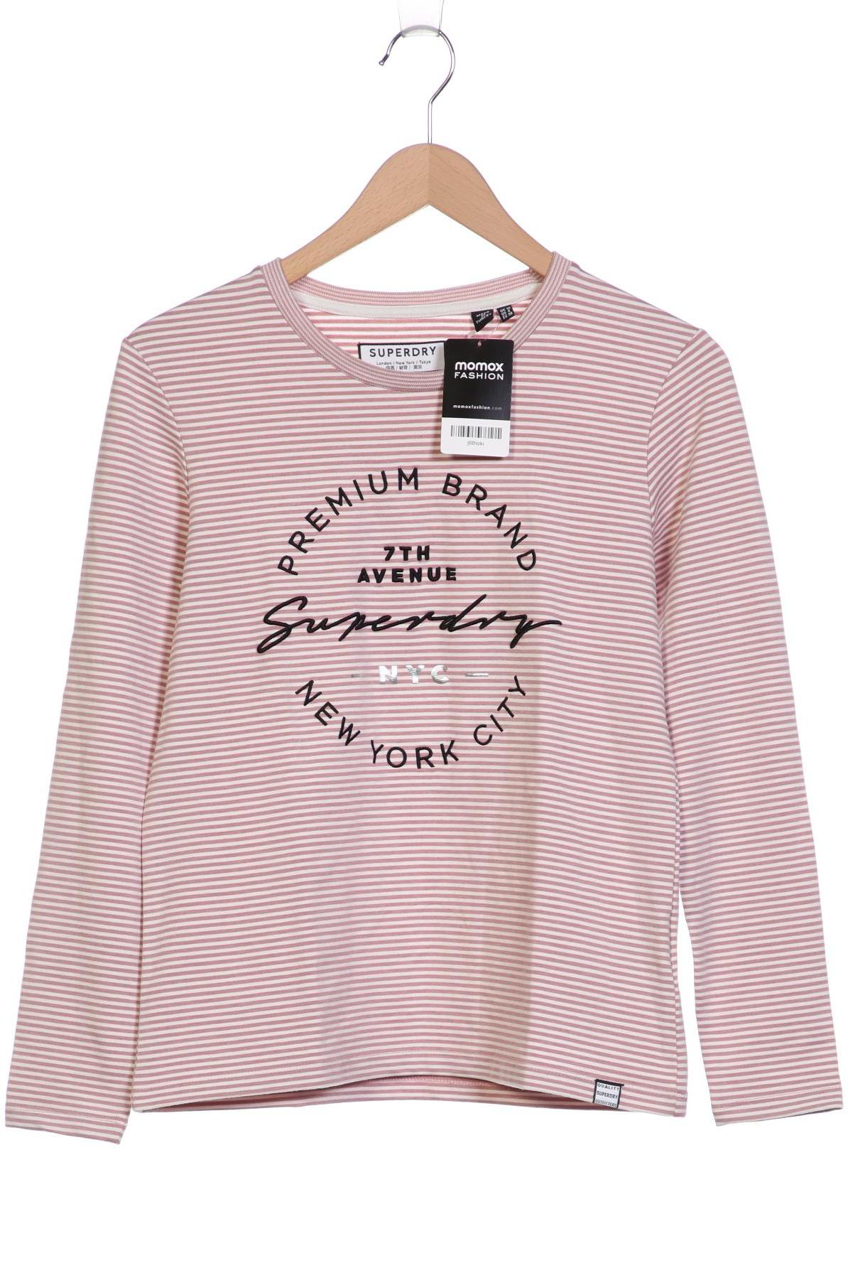 

Superdry Damen Langarmshirt, pink, Gr. 38