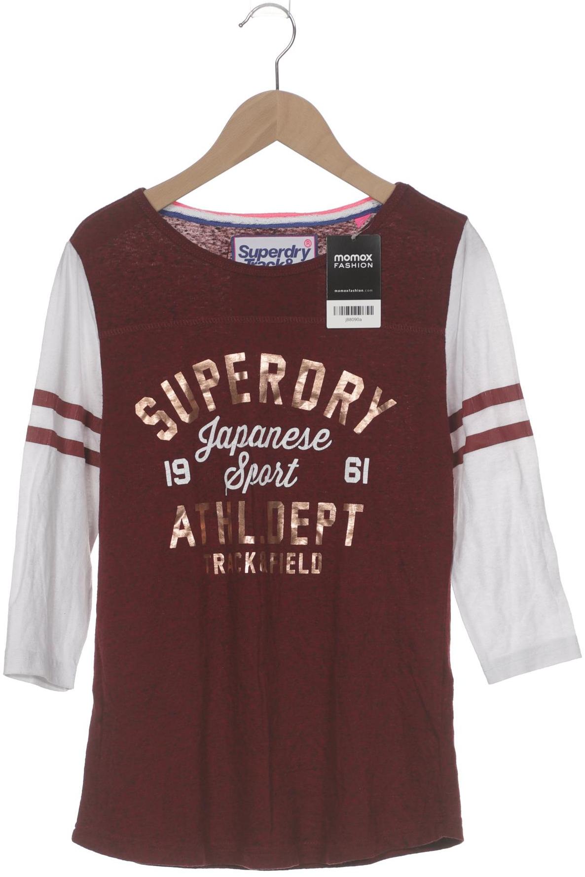 

Superdry Damen Langarmshirt, bordeaux, Gr. 36