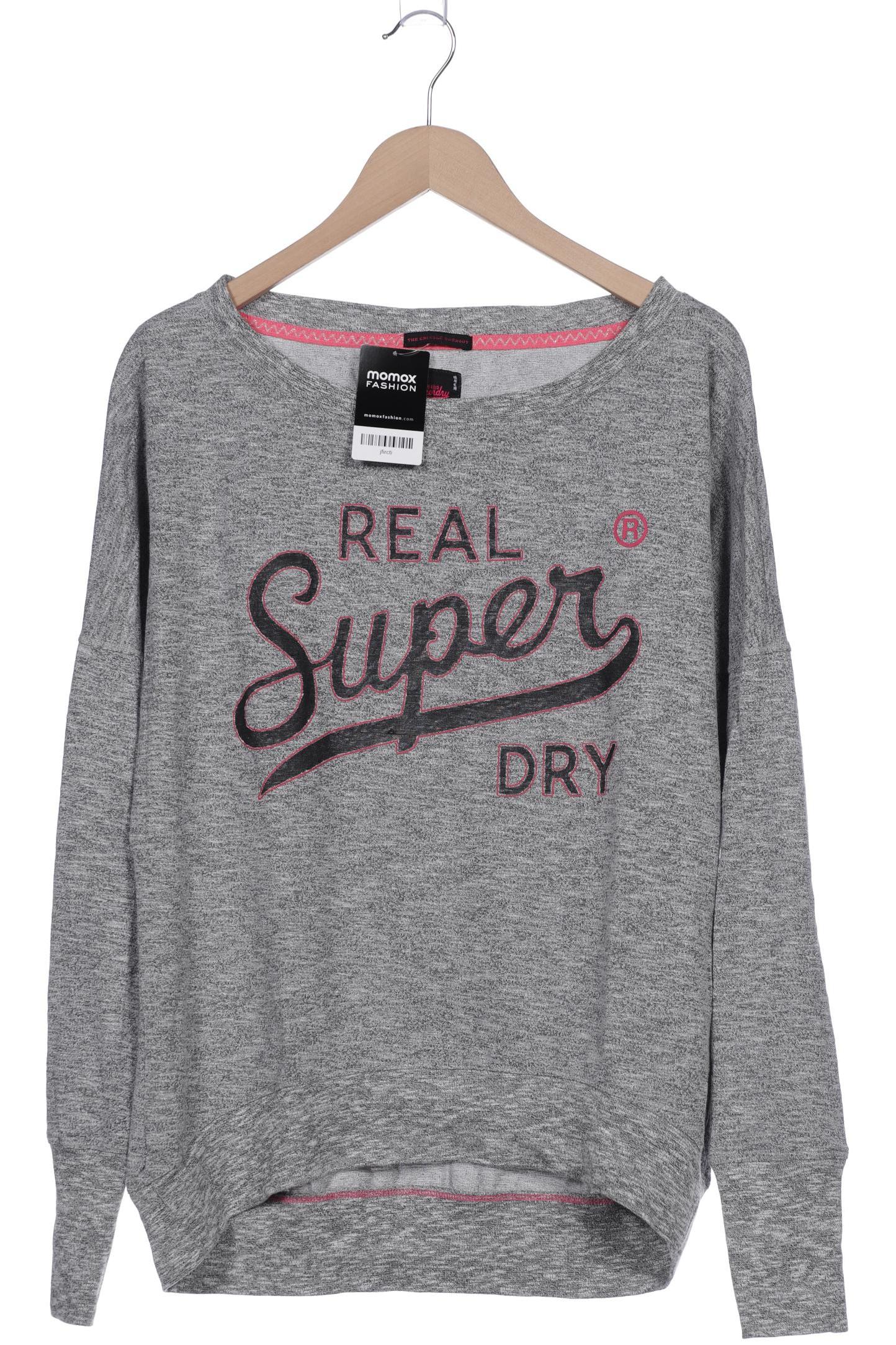 

Superdry Damen Langarmshirt, grau, Gr. 42