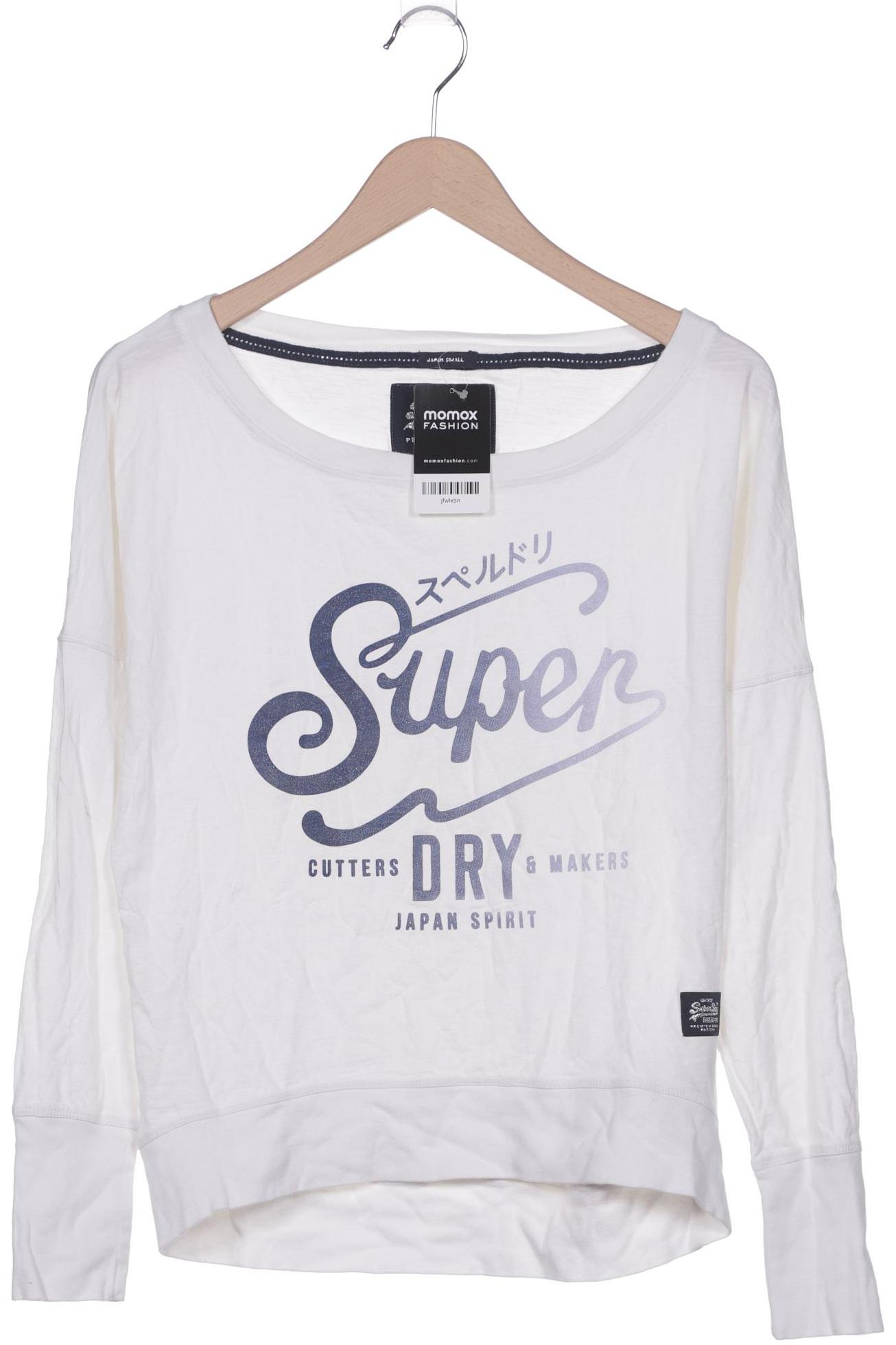 

Superdry Damen Langarmshirt, weiß, Gr. 38