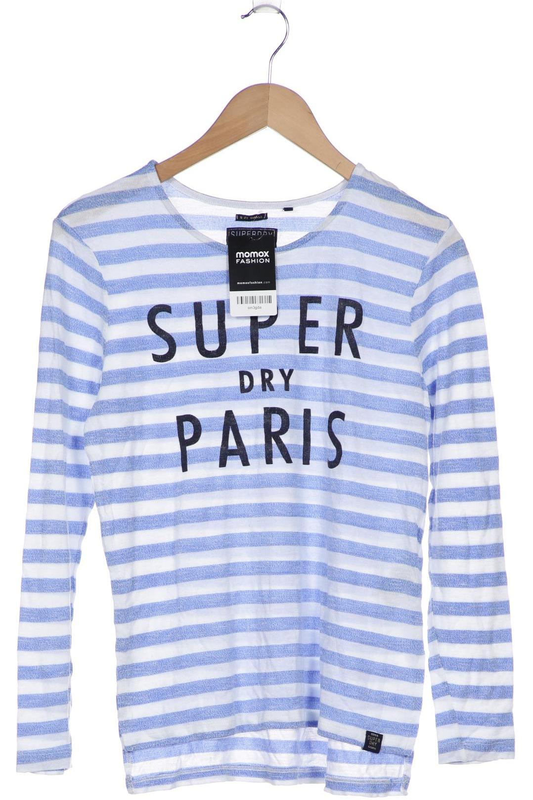 

Superdry Damen Langarmshirt, blau, Gr. 36