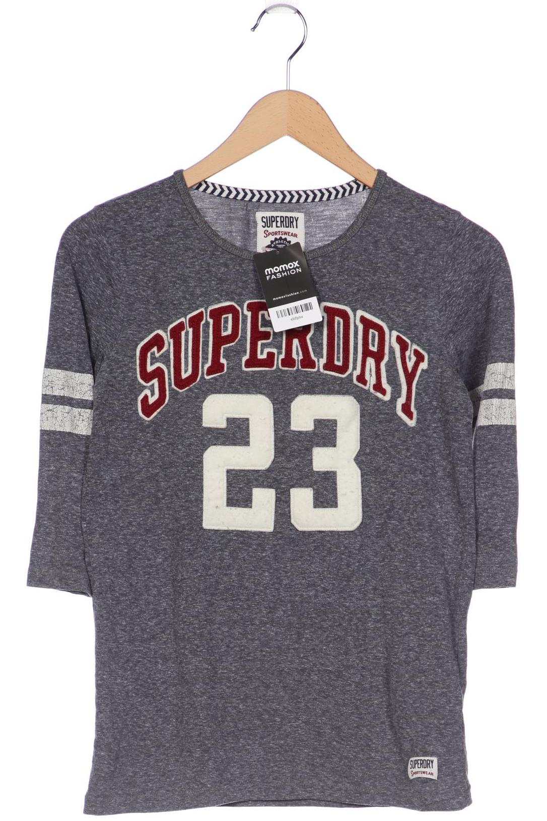 

Superdry Damen Langarmshirt, grau, Gr. 32
