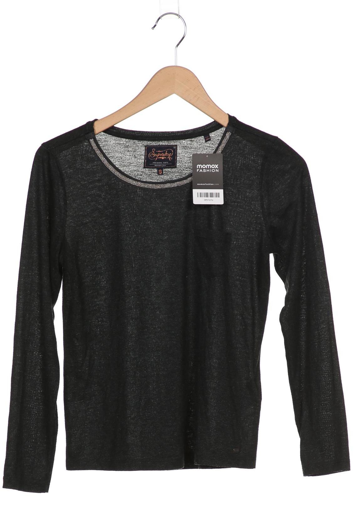 

Superdry Damen Langarmshirt, grau, Gr. 36