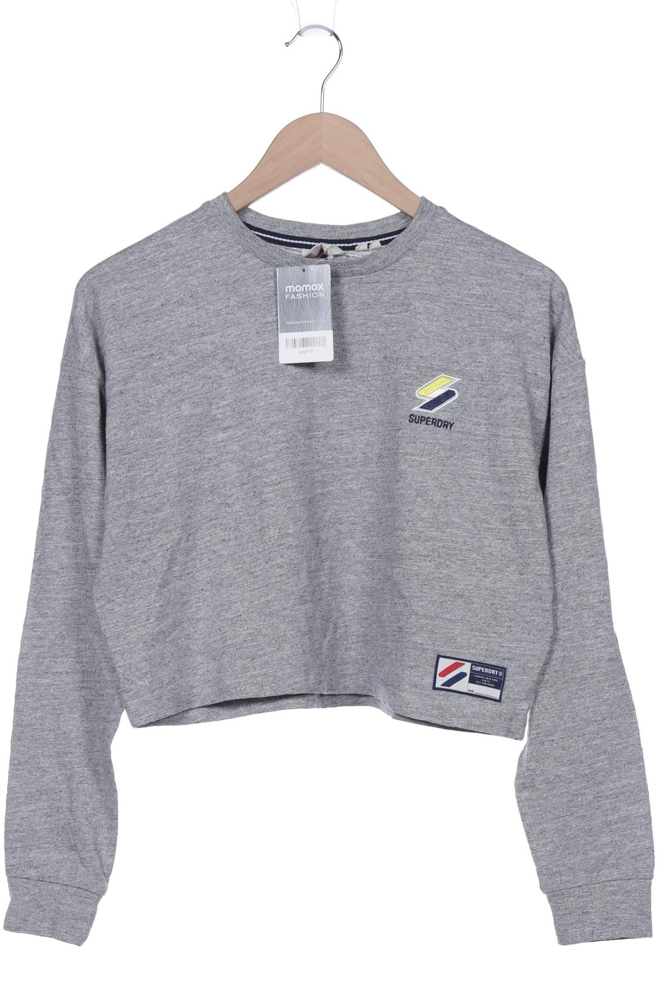 

Superdry Damen Langarmshirt, grau, Gr. 38