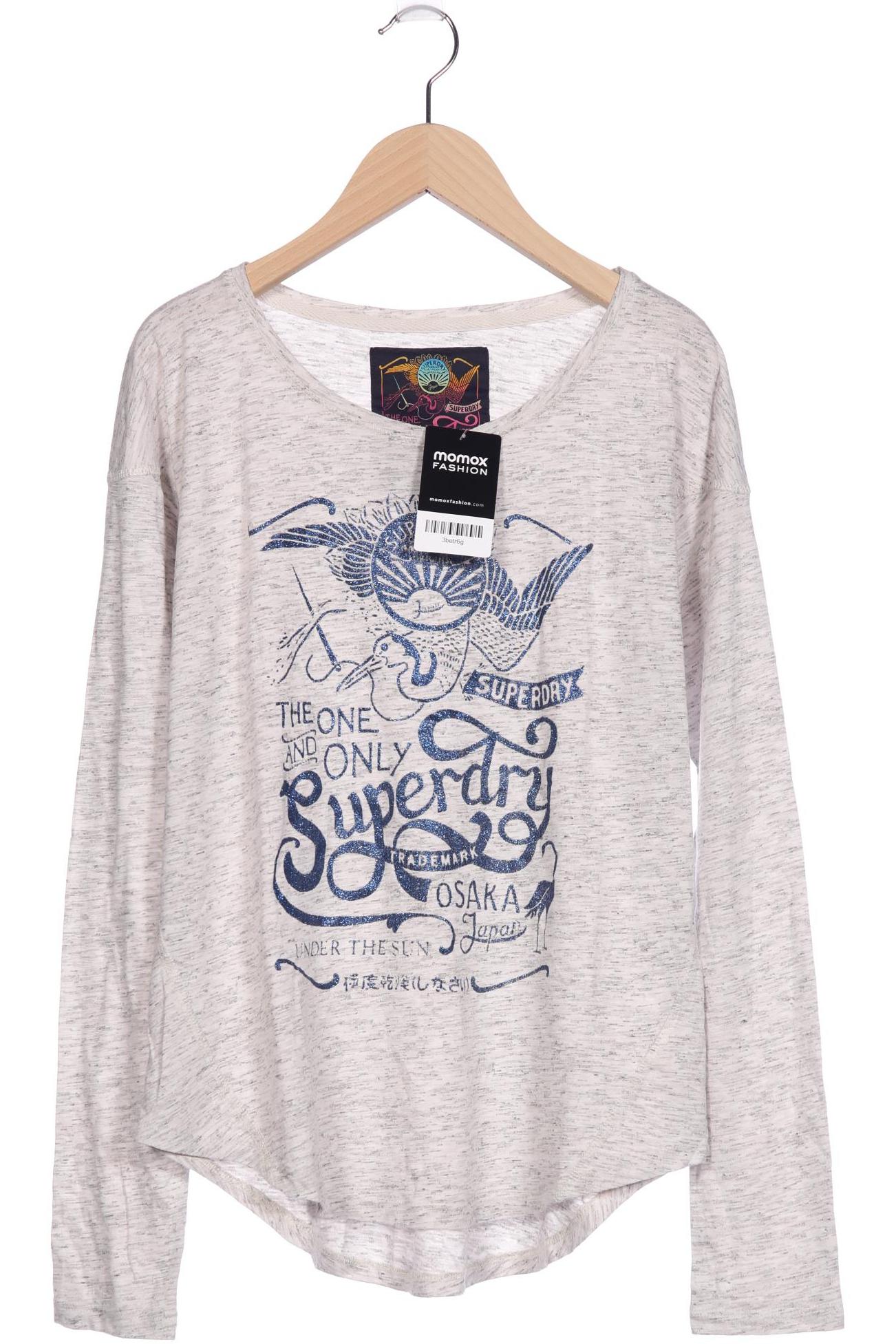 

Superdry Damen Langarmshirt, grau, Gr. 38